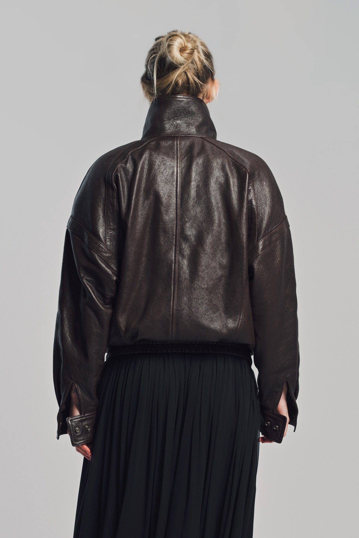 SAINT LAURENT | LEATHER BOMBER JACKET