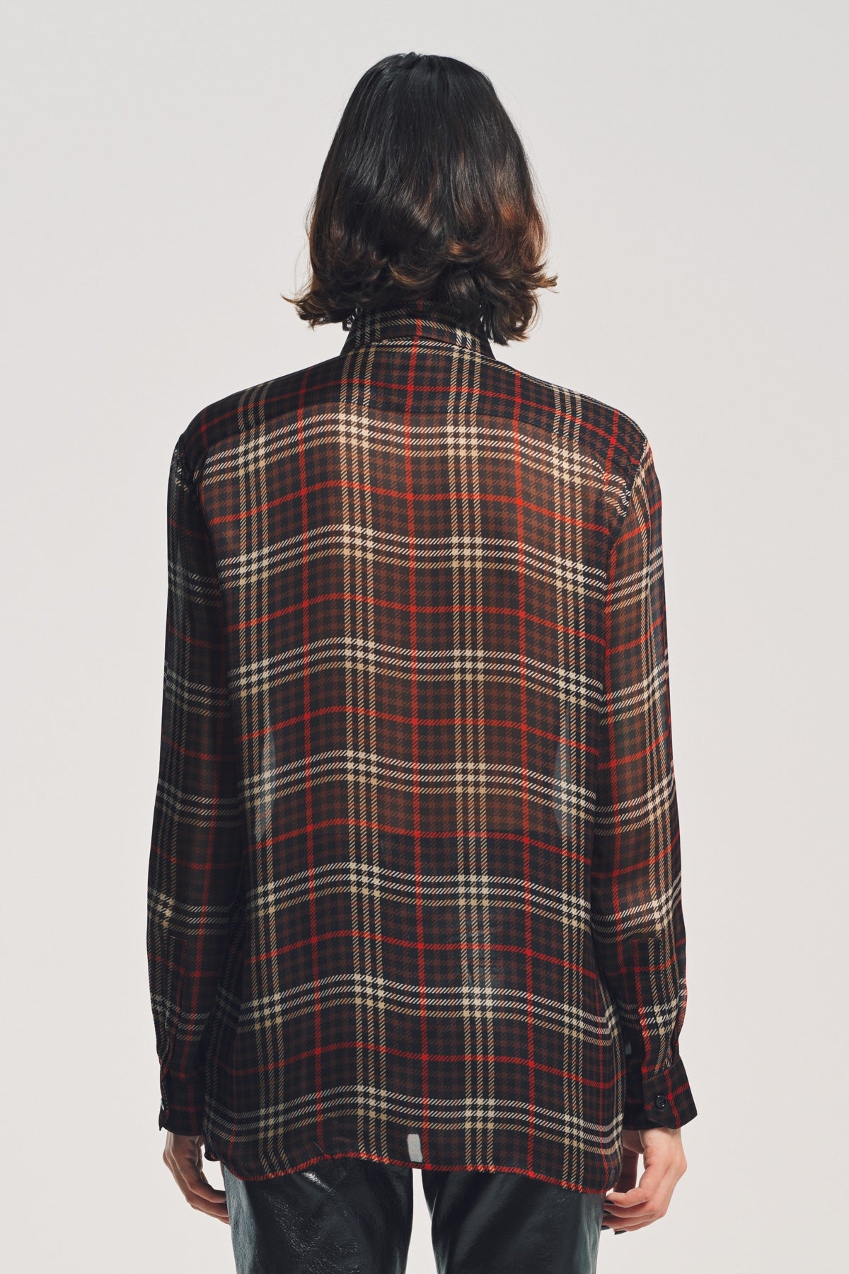 SAINT LAURENT | TARTAN CASSANDRE SHIRT