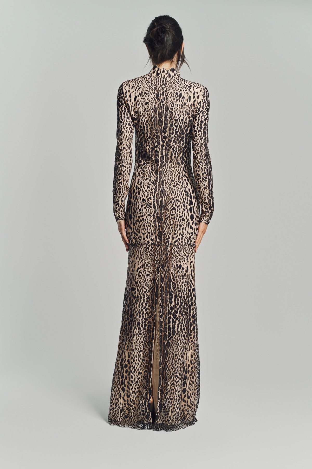TOM FORD | LONG SLEEVE MOCK NECK EVENING DRESS