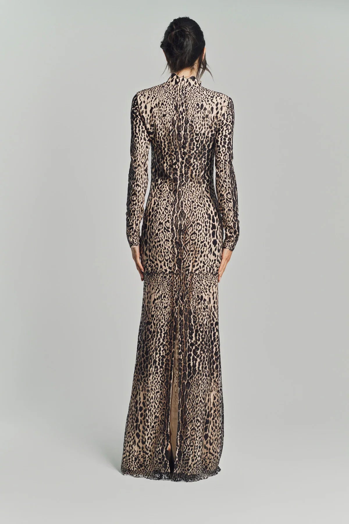 TOM FORD | LONG SLEEVE MOCK NECK EVENING DRESS