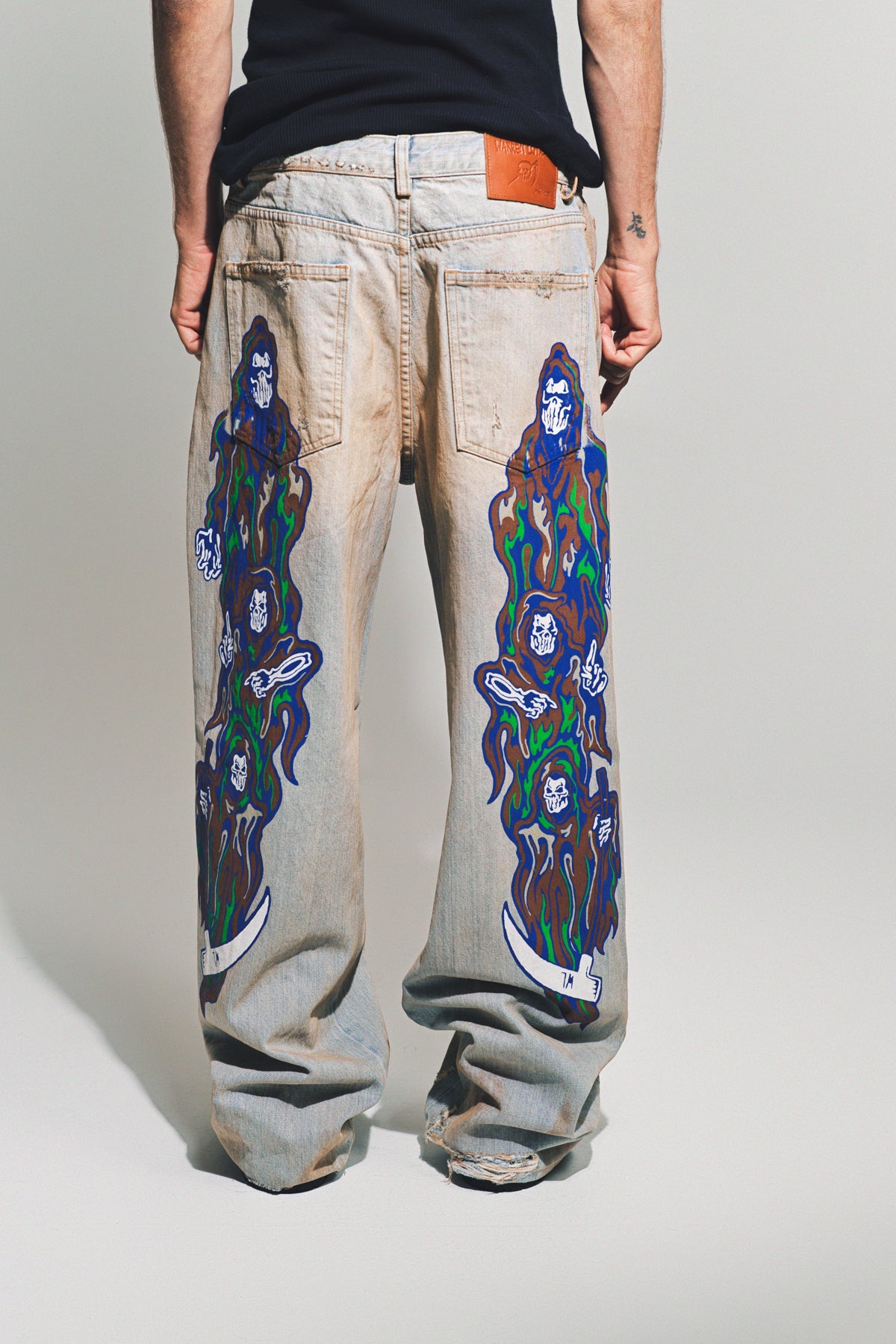 WARREN LOTAS | BAGGY PRINTED JEANS