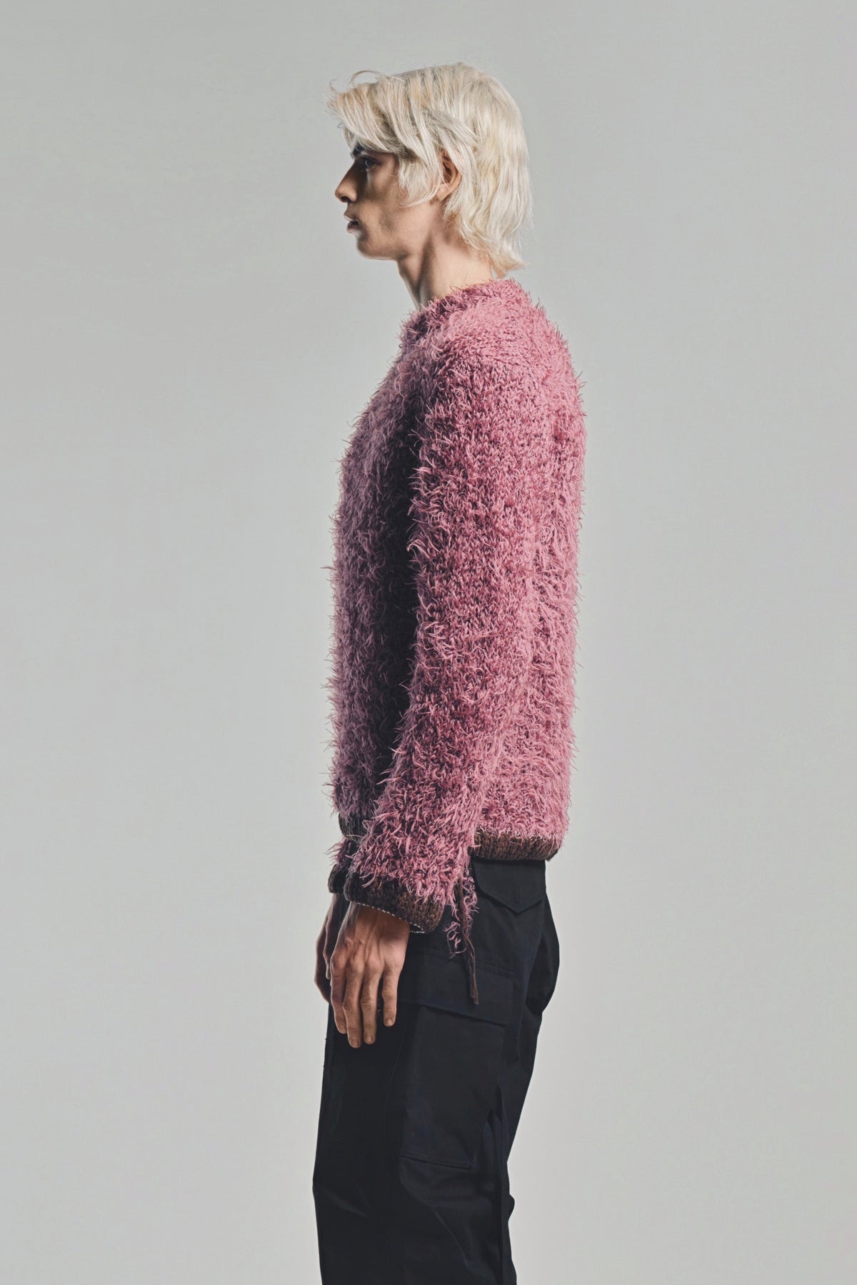 SACAI | FURRY KNIT SWEATER