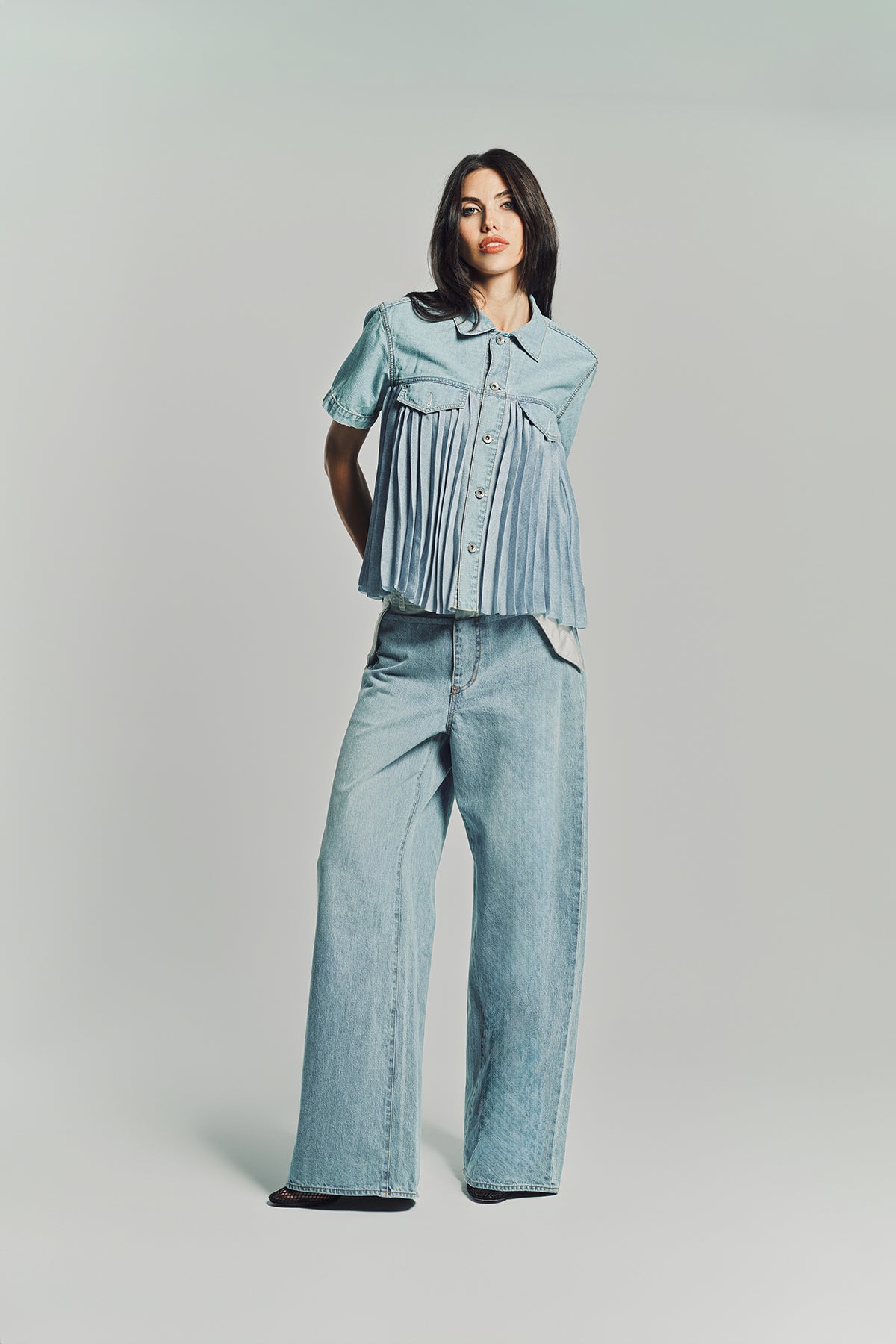 SACAI | DENIM SHIRT
