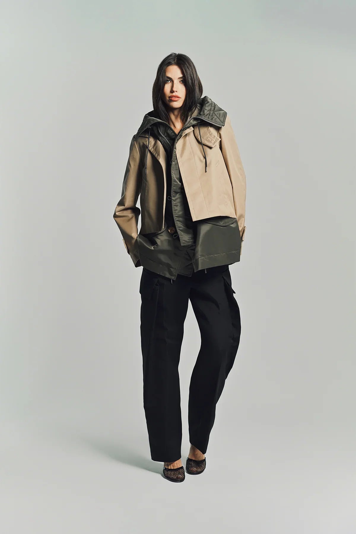 SACAI | COTTON GABARDINE BLOUSON