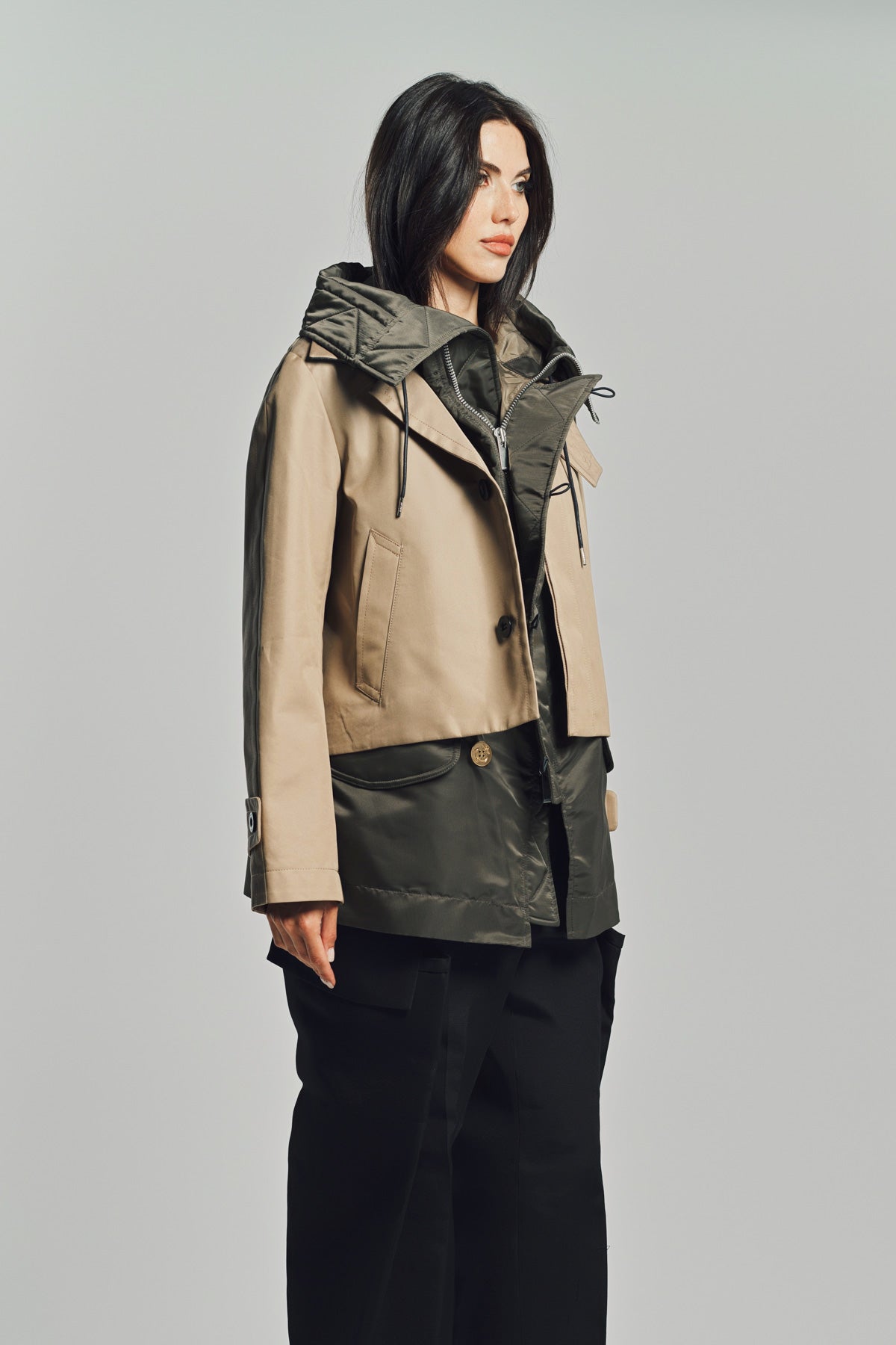 SACAI | COTTON GABARDINE BLOUSON