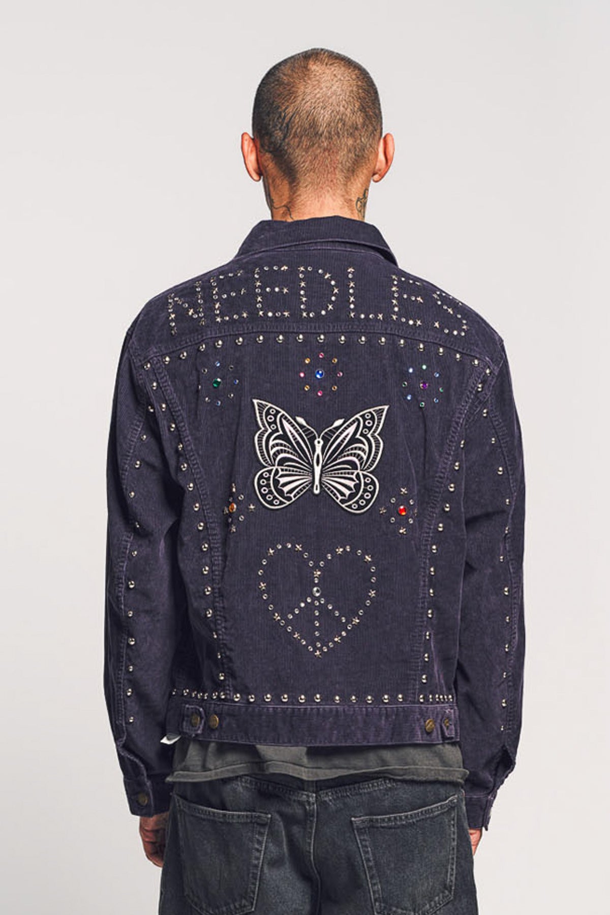 NEEDLES | STUDDED JEAN JACKET