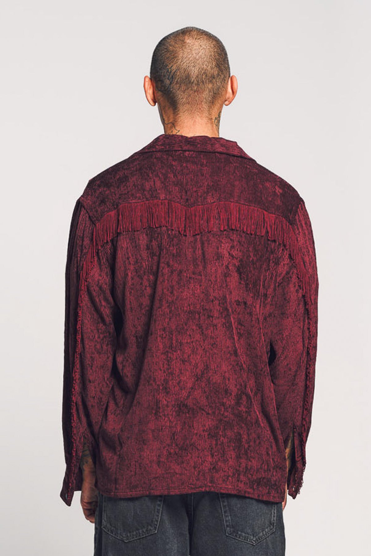 NEEDLES | FRINGE LONG SLEEVE SHIRT