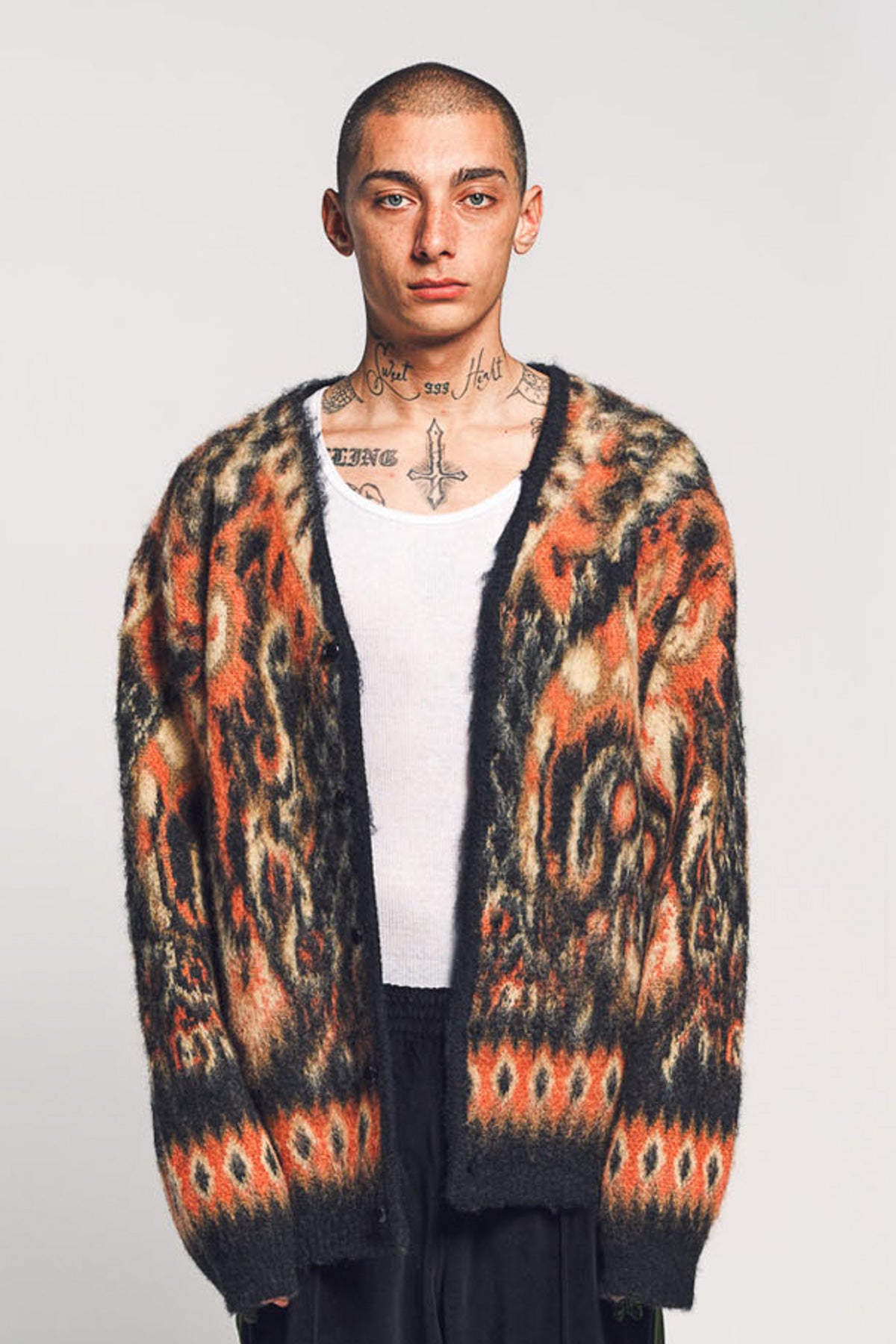 NEEDLES | PAISLEY MOHAIR CARDIGAN