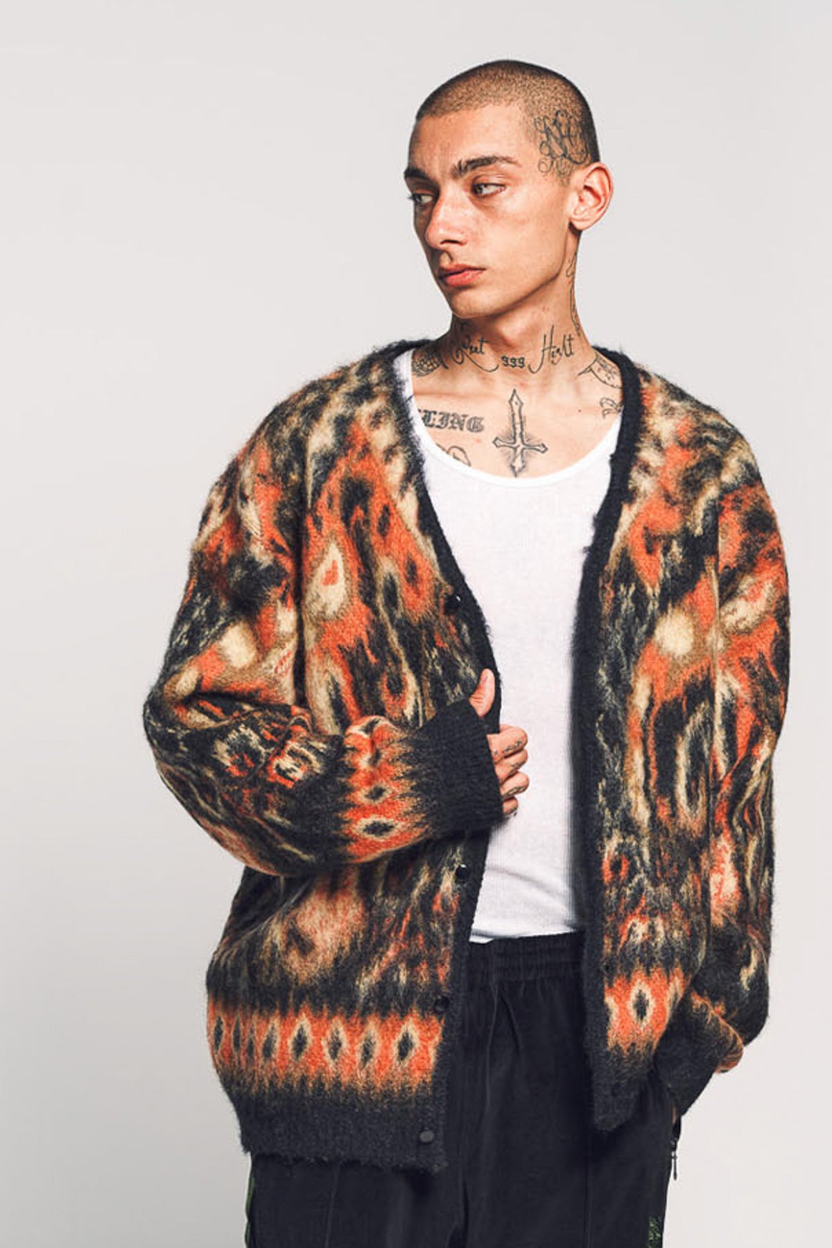 NEEDLES | PAISLEY MOHAIR CARDIGAN