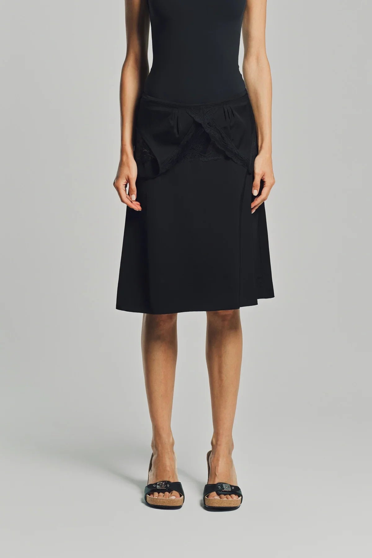 VETEMENTS | DROPDOWN LINGERIE SKIRT