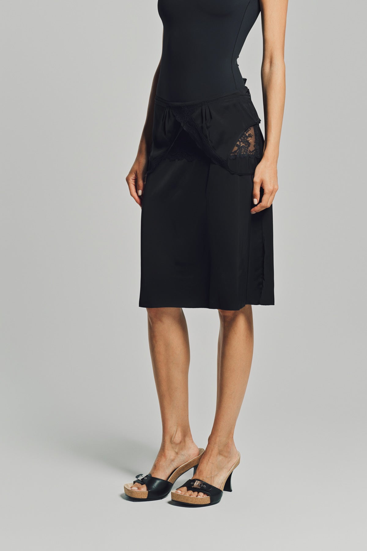 VETEMENTS | DROPDOWN LINGERIE SKIRT