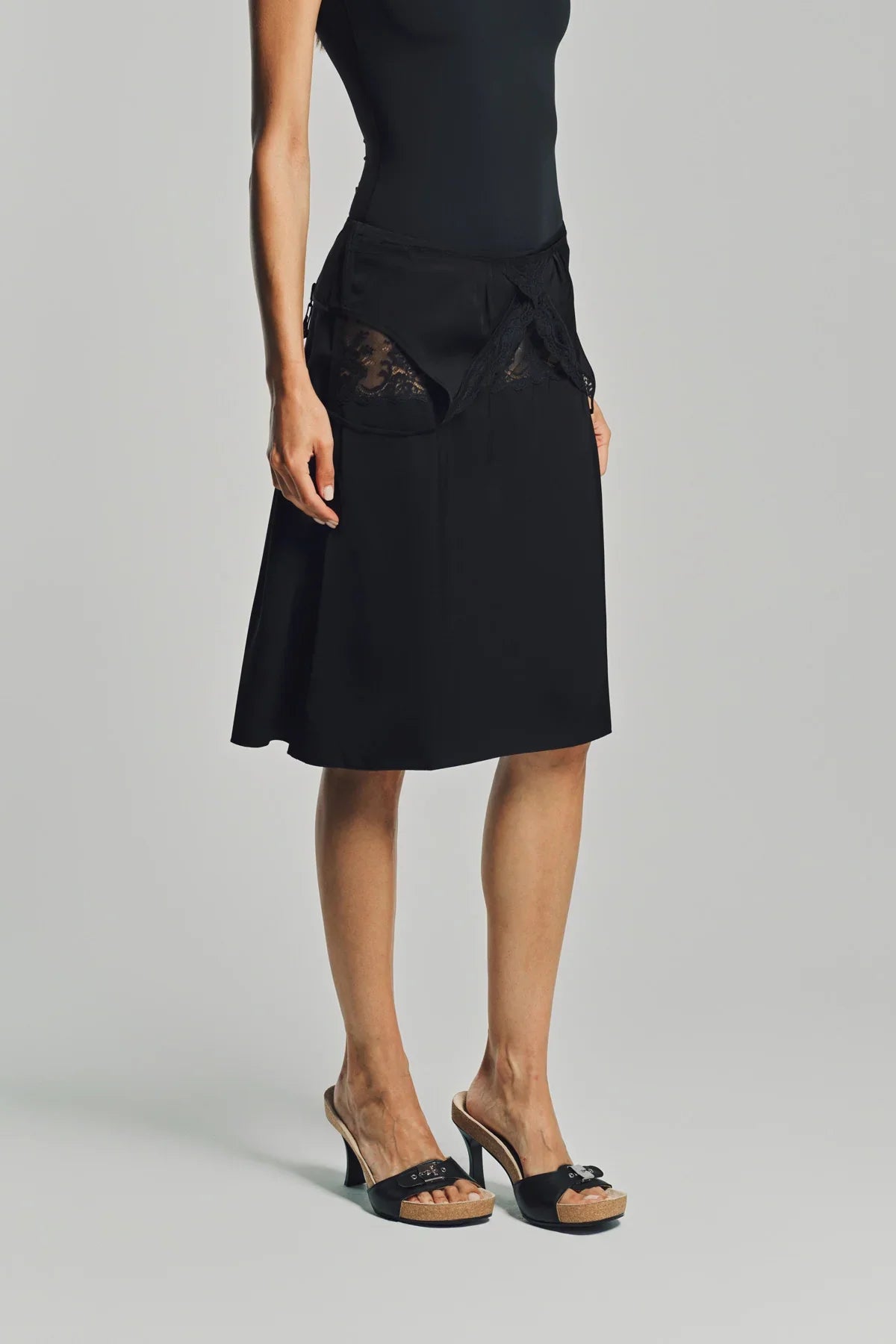 VETEMENTS | DROPDOWN LINGERIE SKIRT