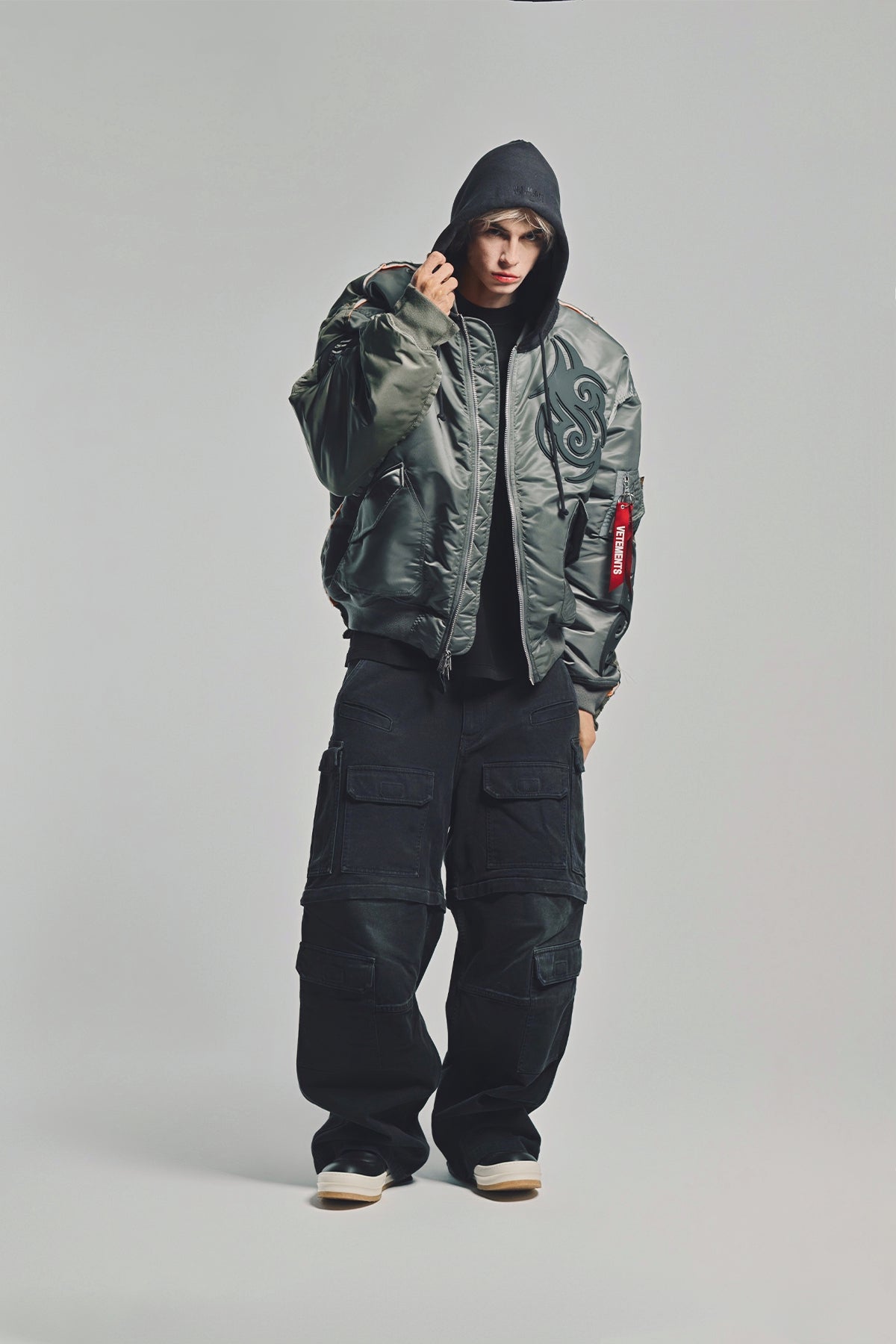 VETEMENTS | TRIBAL REWORK BOMBER JACKET