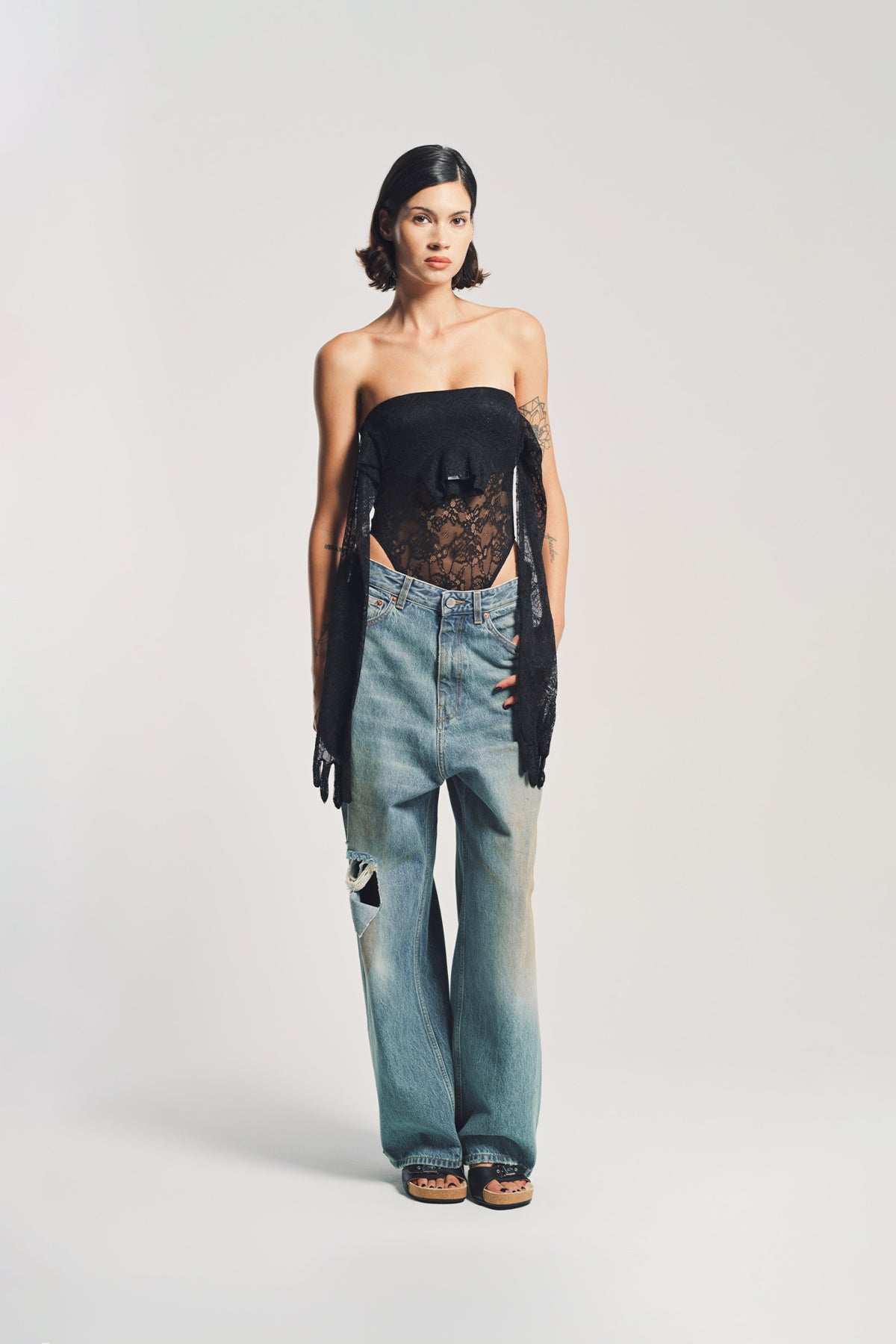 VETEMENTS | OPEN SHOULDER BODYSUIT