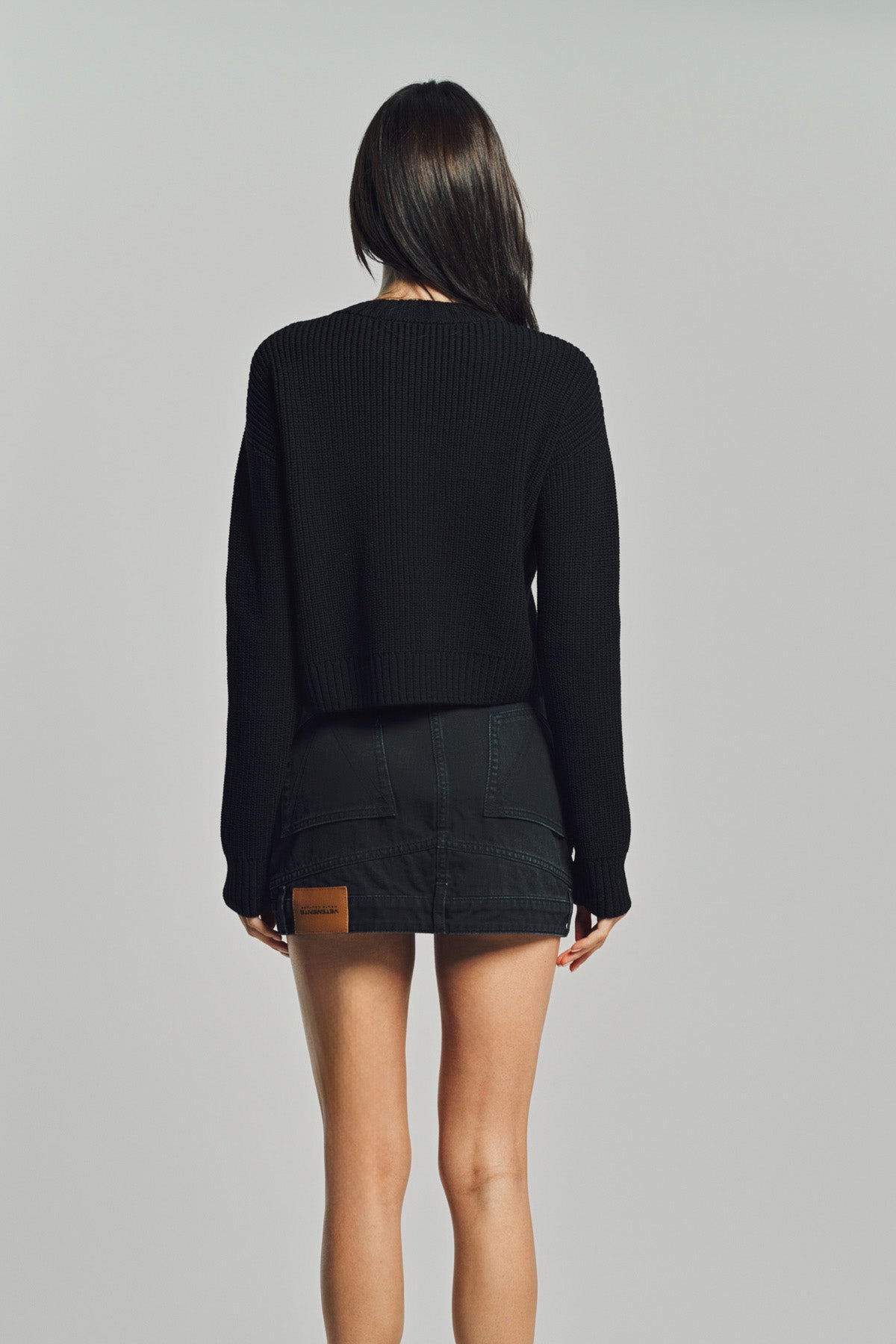 VETEMENTS | FANCY BUTTON MINI CARDIGAN
