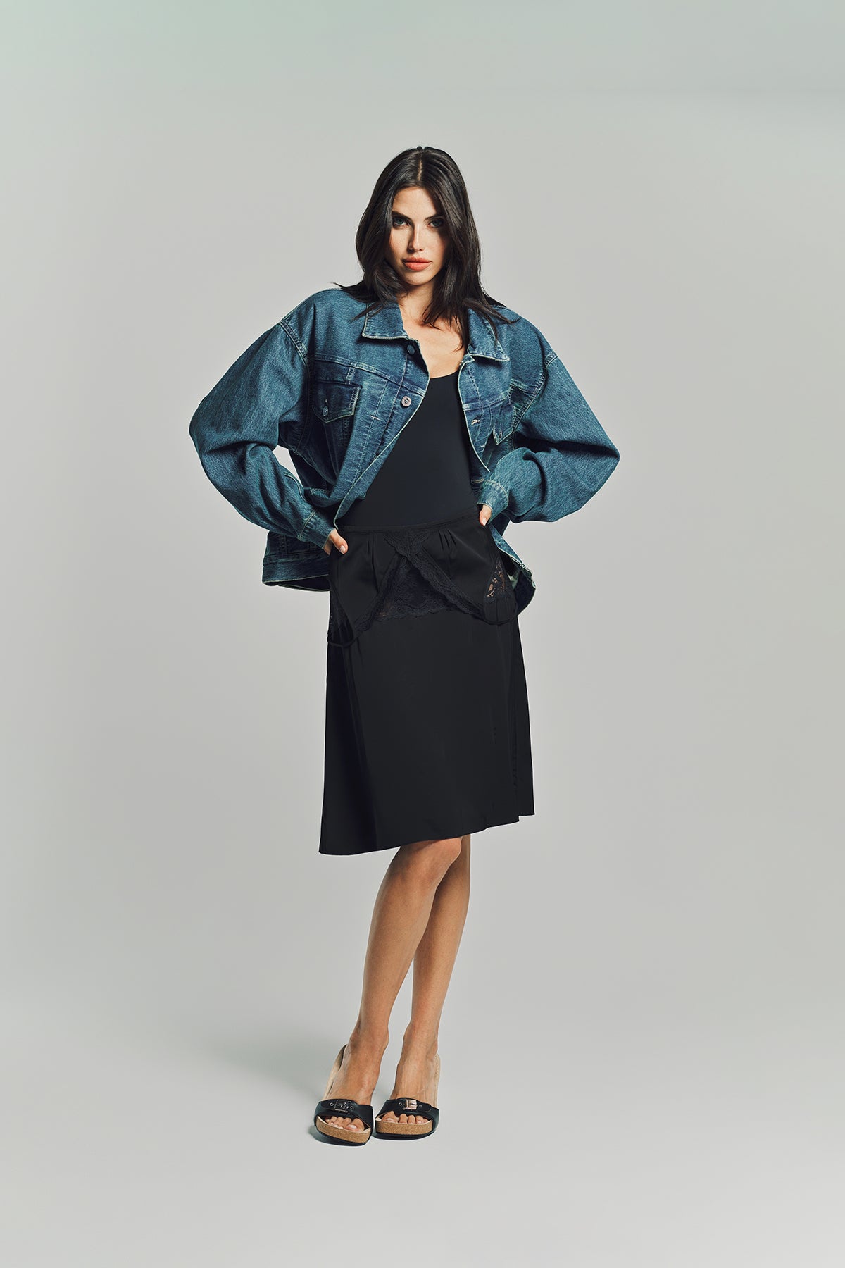 VETEMENTS | UPSIDE-DOWN DENIM JACKET