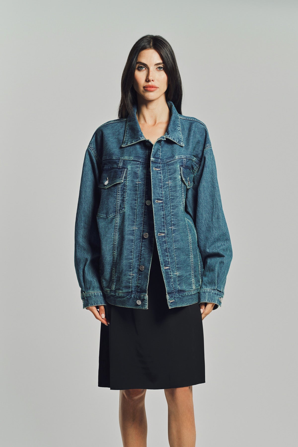 VETEMENTS | UPSIDE-DOWN DENIM JACKET