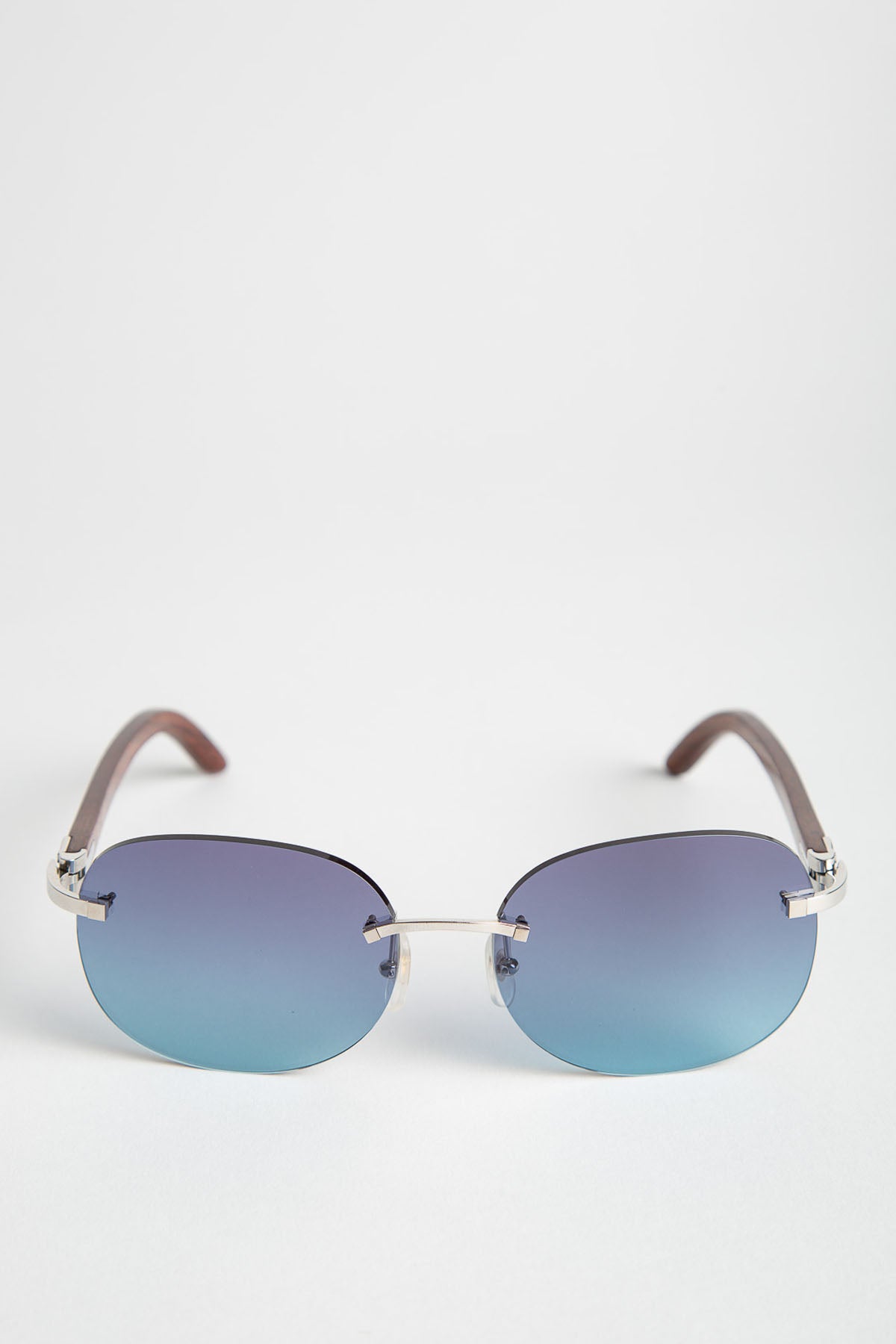 CARTIER RIMLESS C DÉCOR PLATINE SUNGLASSES