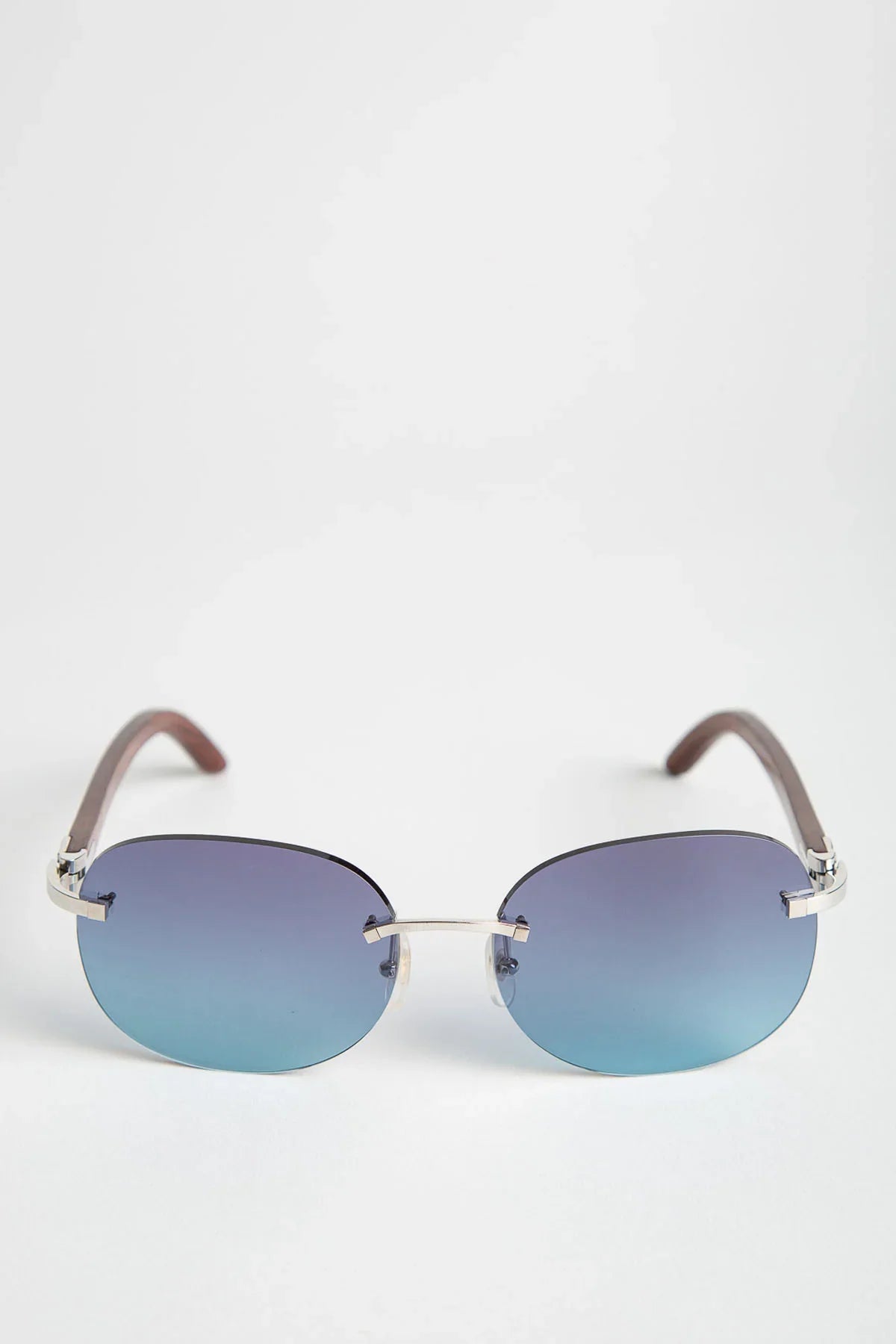 CARTIER RIMLESS C DÉCOR PLATINE SUNGLASSES