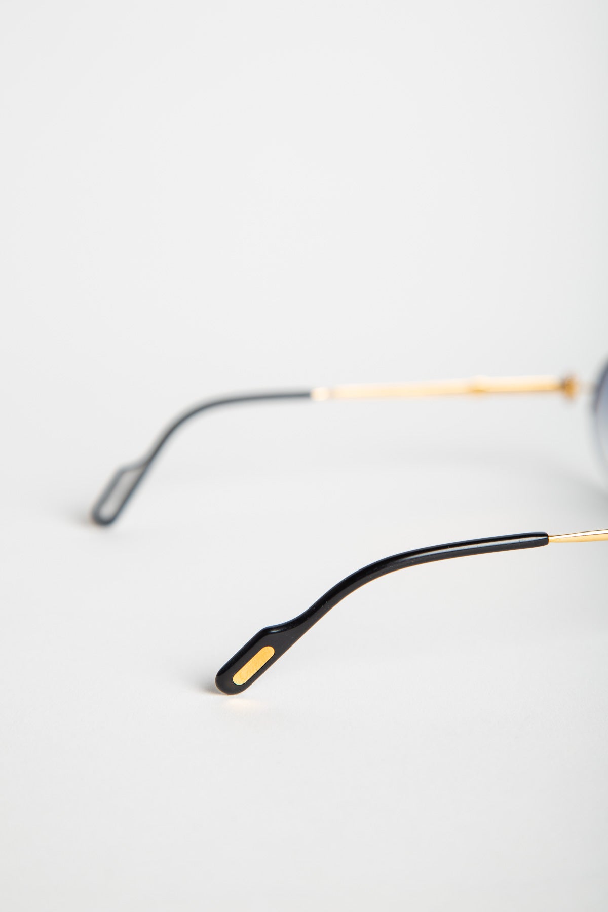 CARTIER 18K YELLOW GOLD CABOCHON 1/2 56 SUNGLASSES
