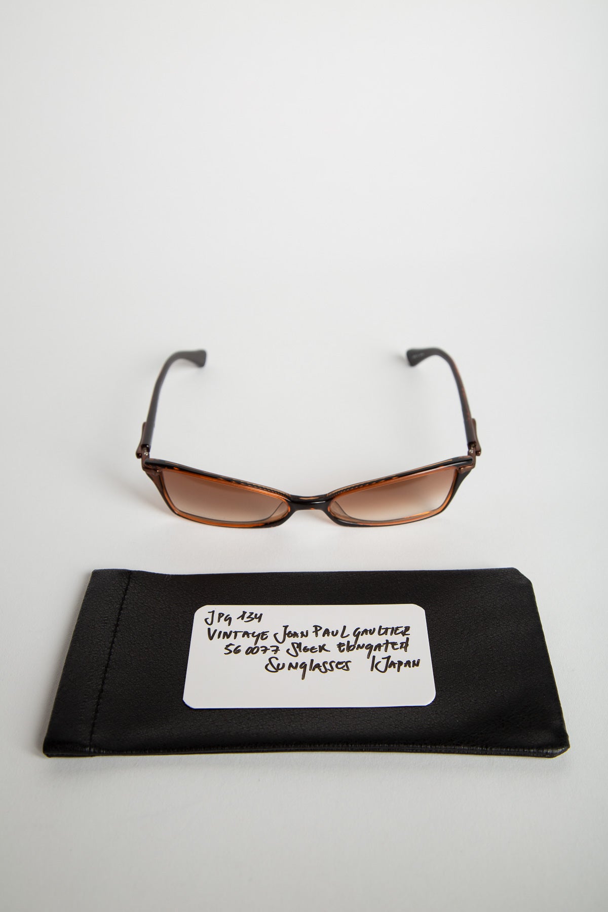 1990'S JEAN PAUL GAULTIER 56 0077 STRIPPED SUNGLASSES