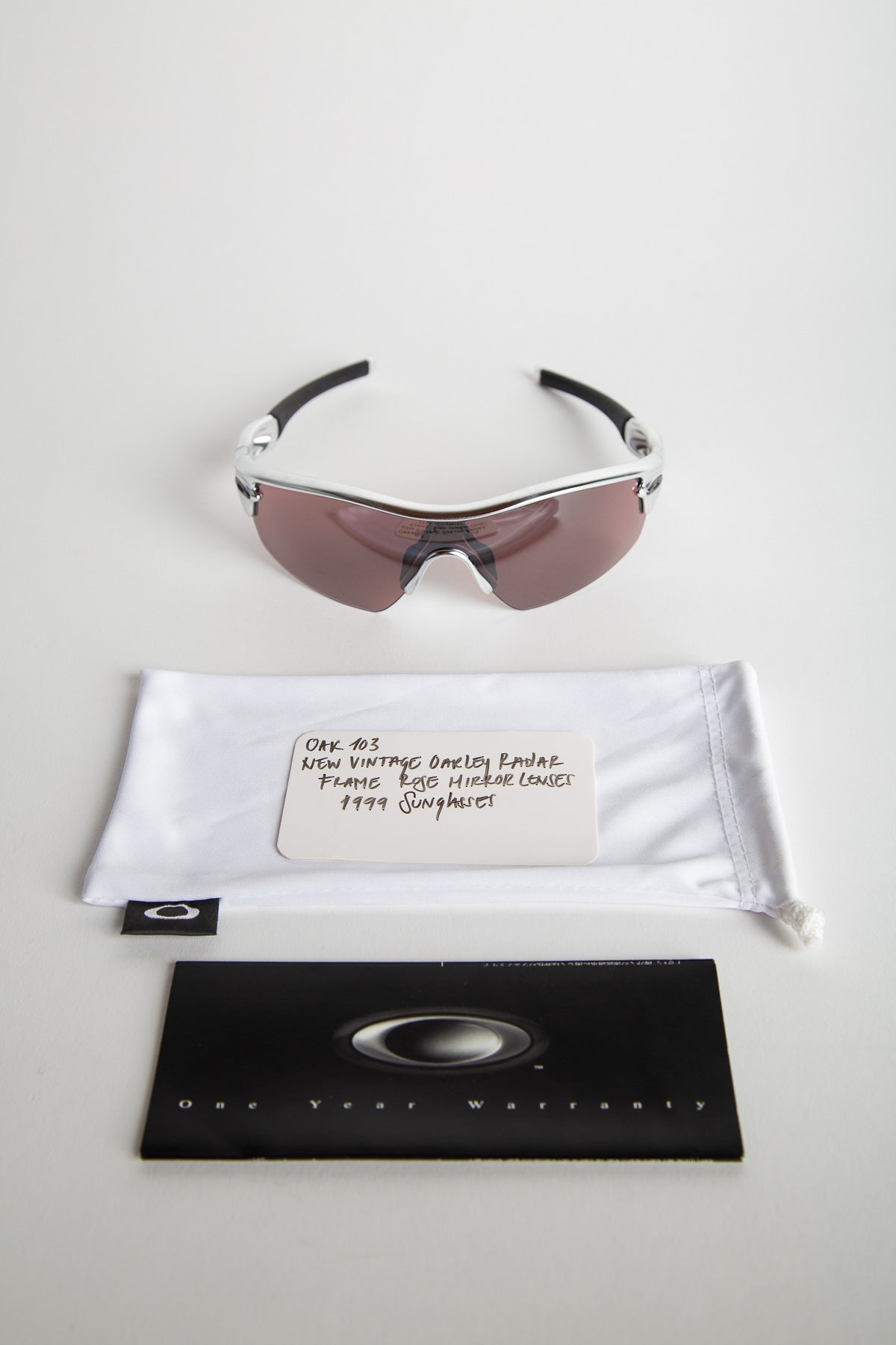 1999 OAKLEY RADAR MIRRORED SUNGLASSES