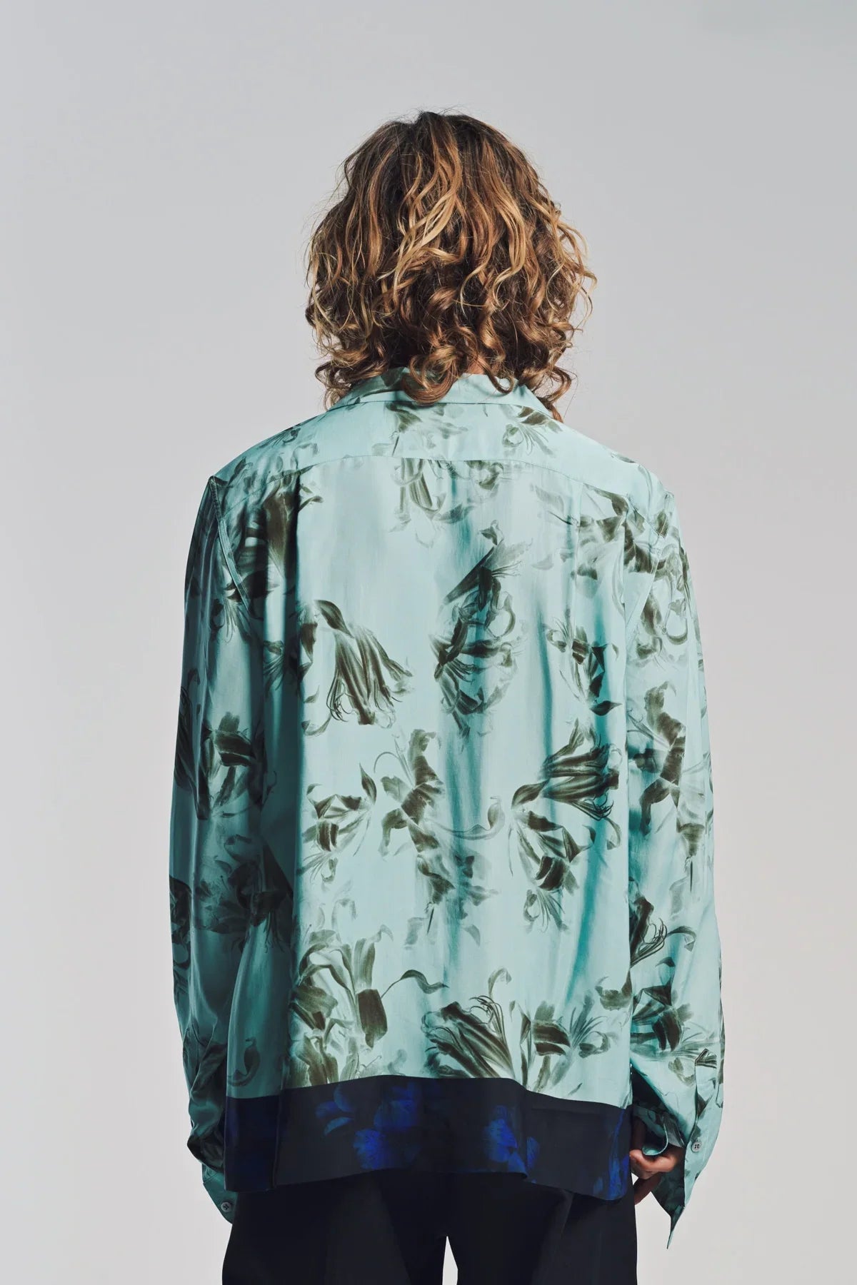 DRIES VAN NOTEN | FLOWER BORDER LONG SLEEVE SHIRT