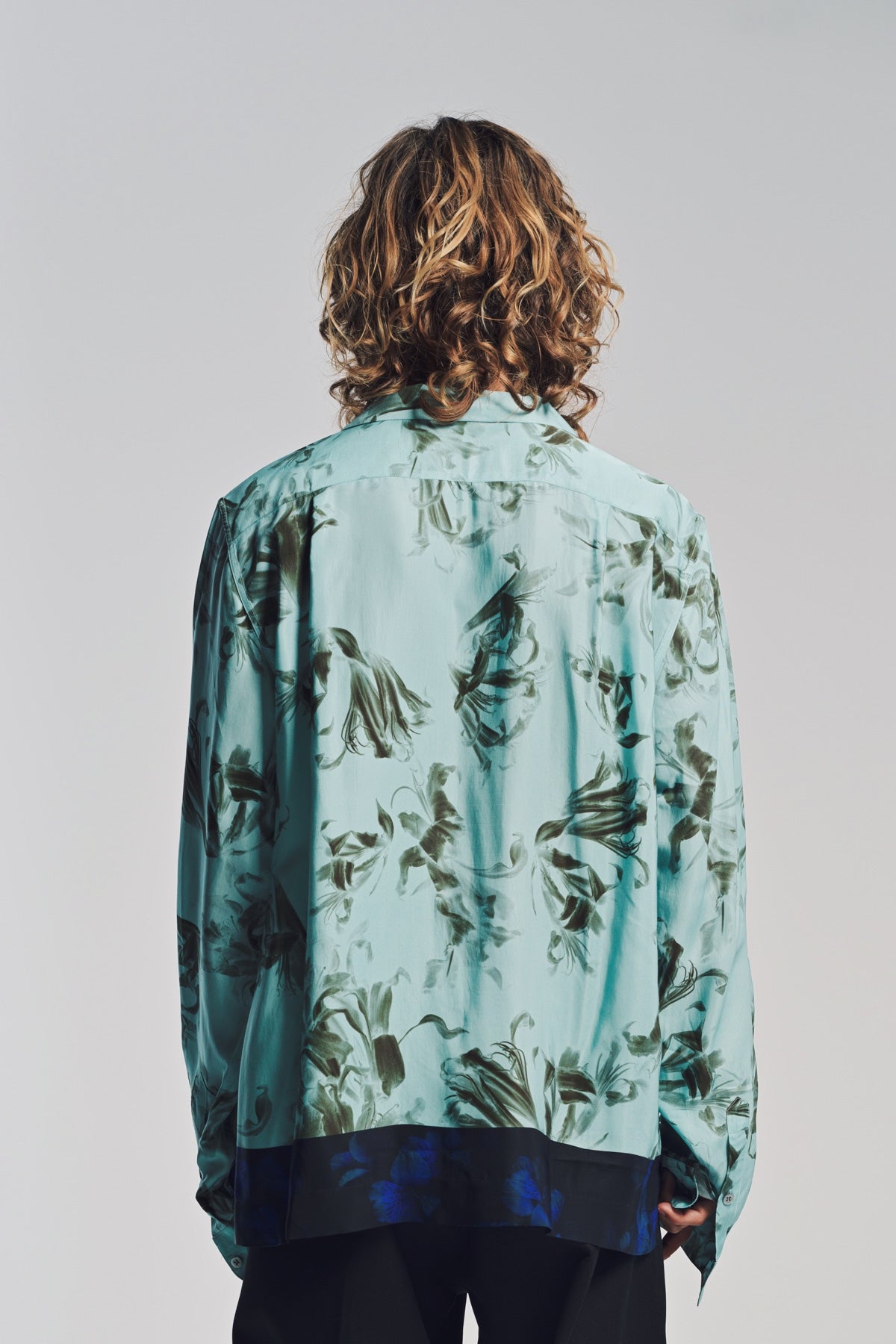 DRIES VAN NOTEN | FLOWER BORDER LONG SLEEVE SHIRT