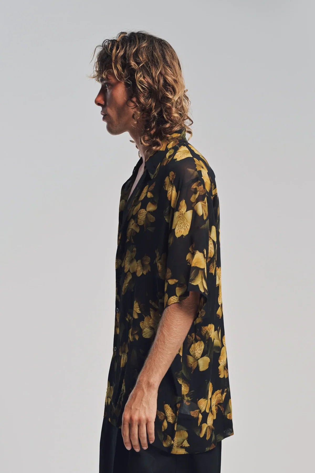 DRIES VAN NOTEN | TIGER LILY SHORT SLEEVE SHIRT