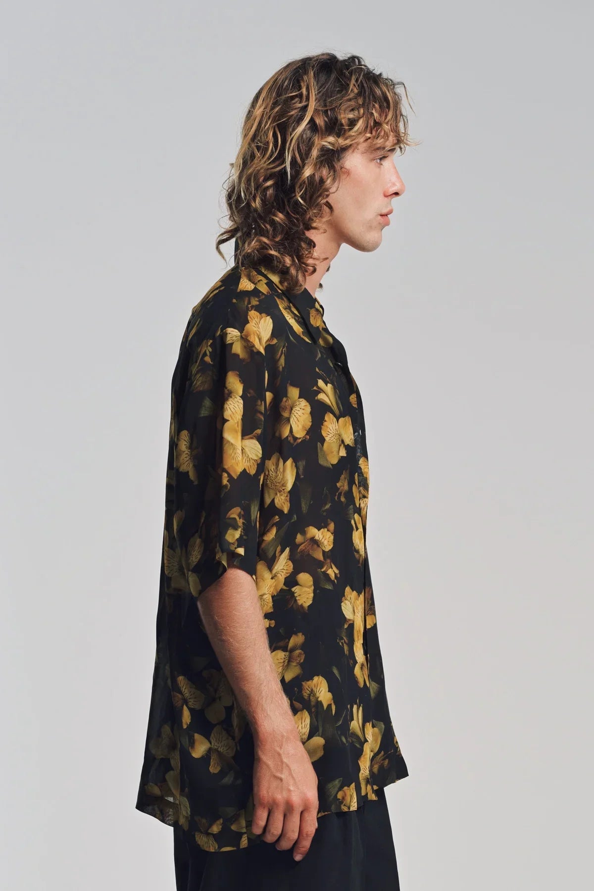 DRIES VAN NOTEN | TIGER LILY SHORT SLEEVE SHIRT