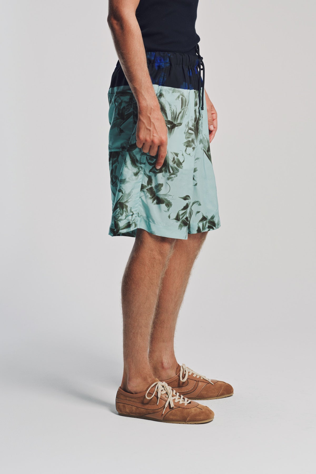 DRIES VAN NOTEN | NERINE FLOWER BORDER SHORTS