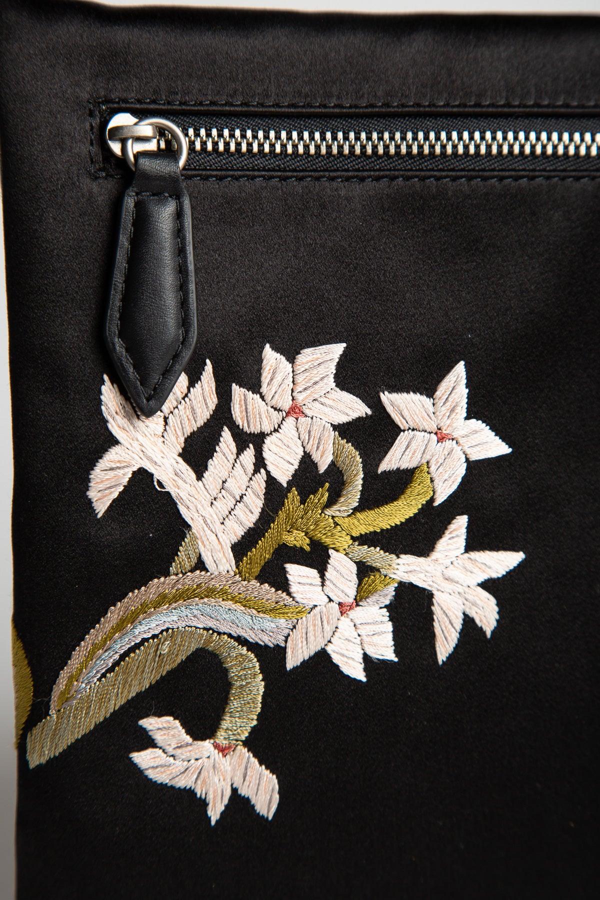DRIES VAN NOTEN | EMBROIDERED FABRIC CLUTCH