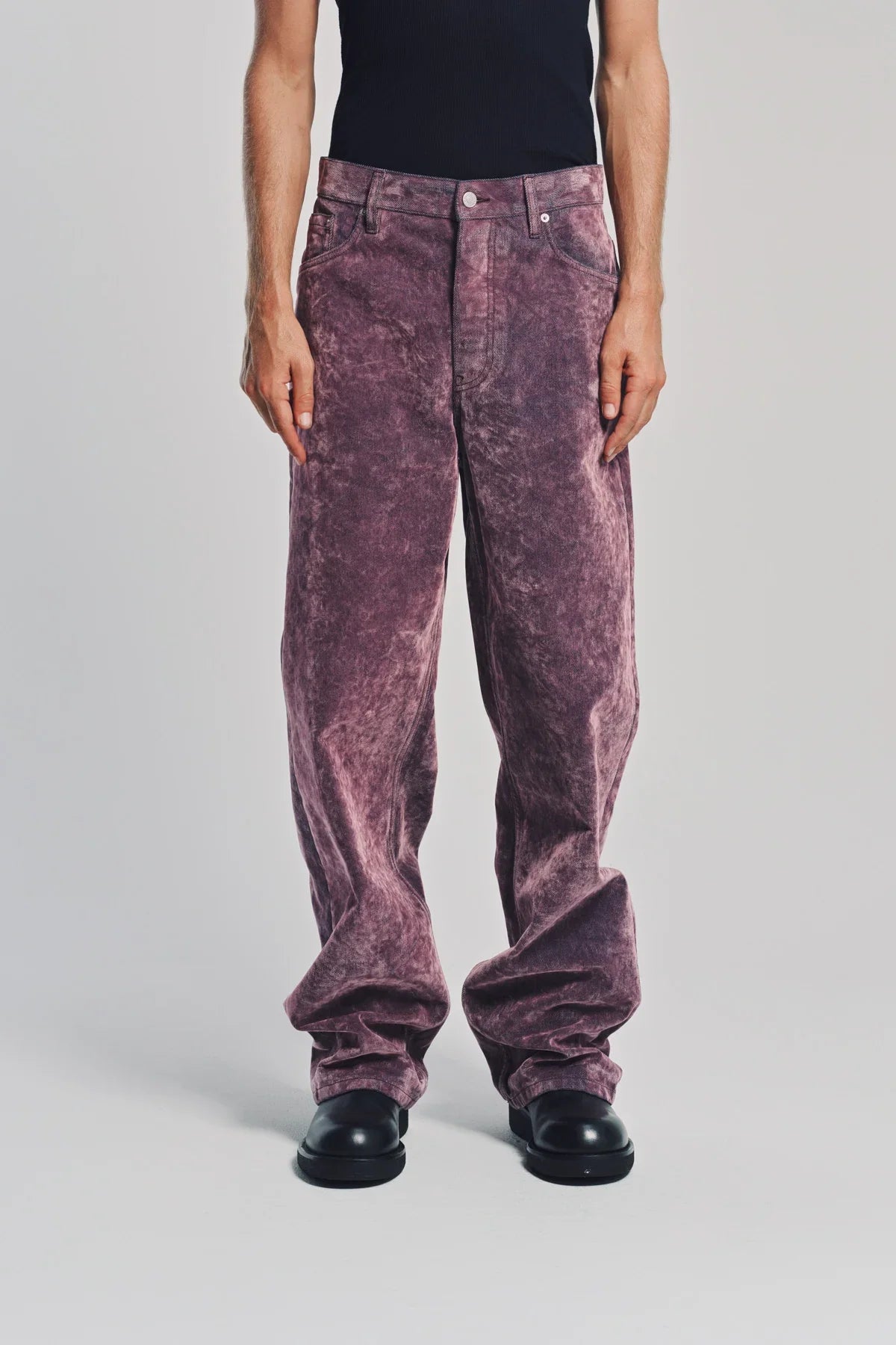 DRIES VAN NOTEN | FLOCKED JEANS
