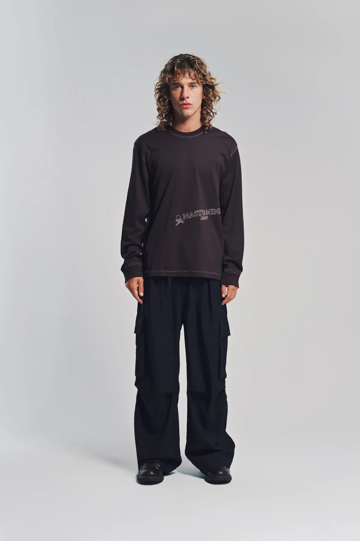 MASTERMIND | STITCHED LONG SLEEVE T-SHIRT