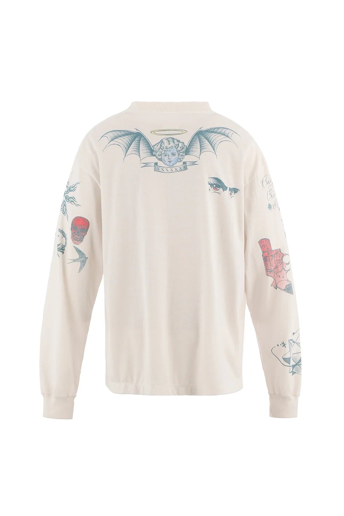 SAINT MICHAEL | DR WOO TATTOO LONG SLEEVE TEE