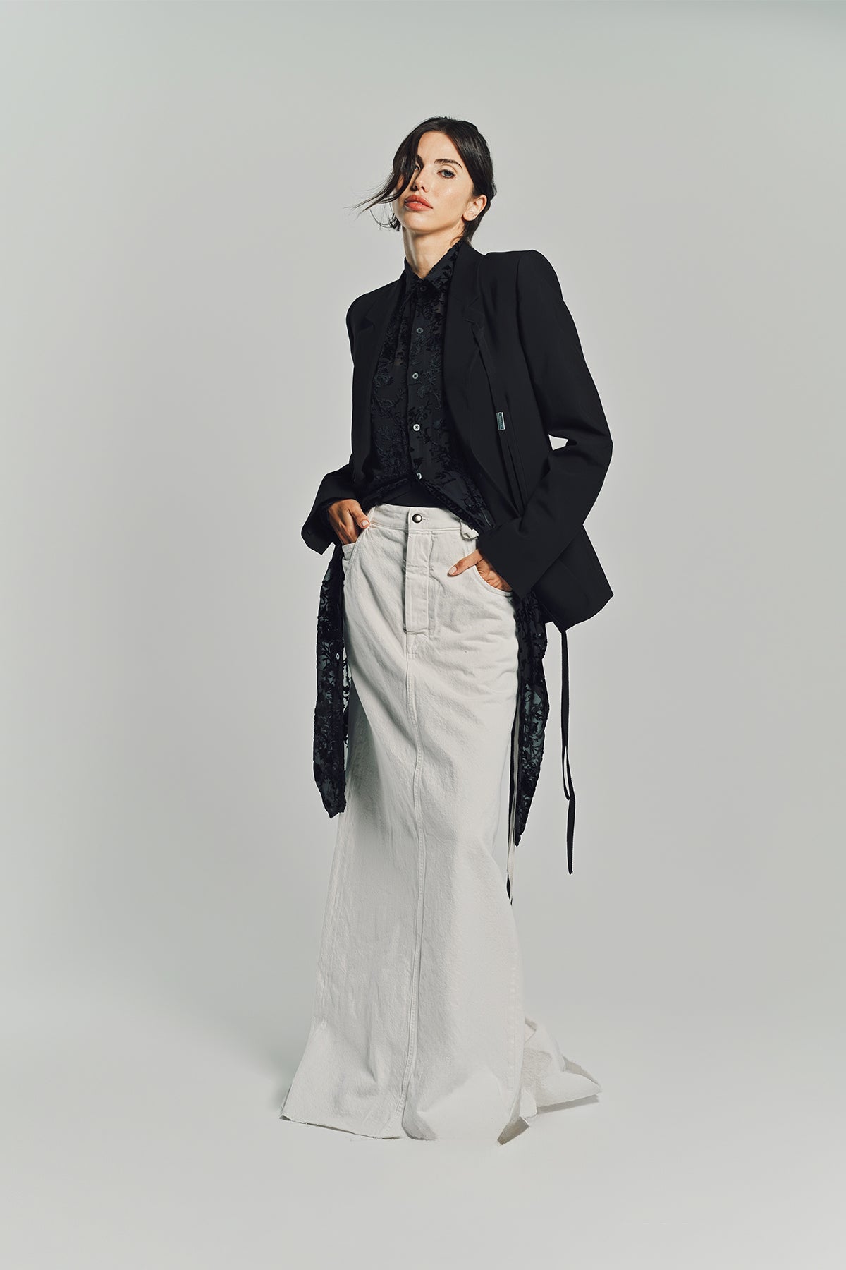 ANN DEMEULEMEESTER | GOELE FIVE POCKETS COMFORT SKIRT