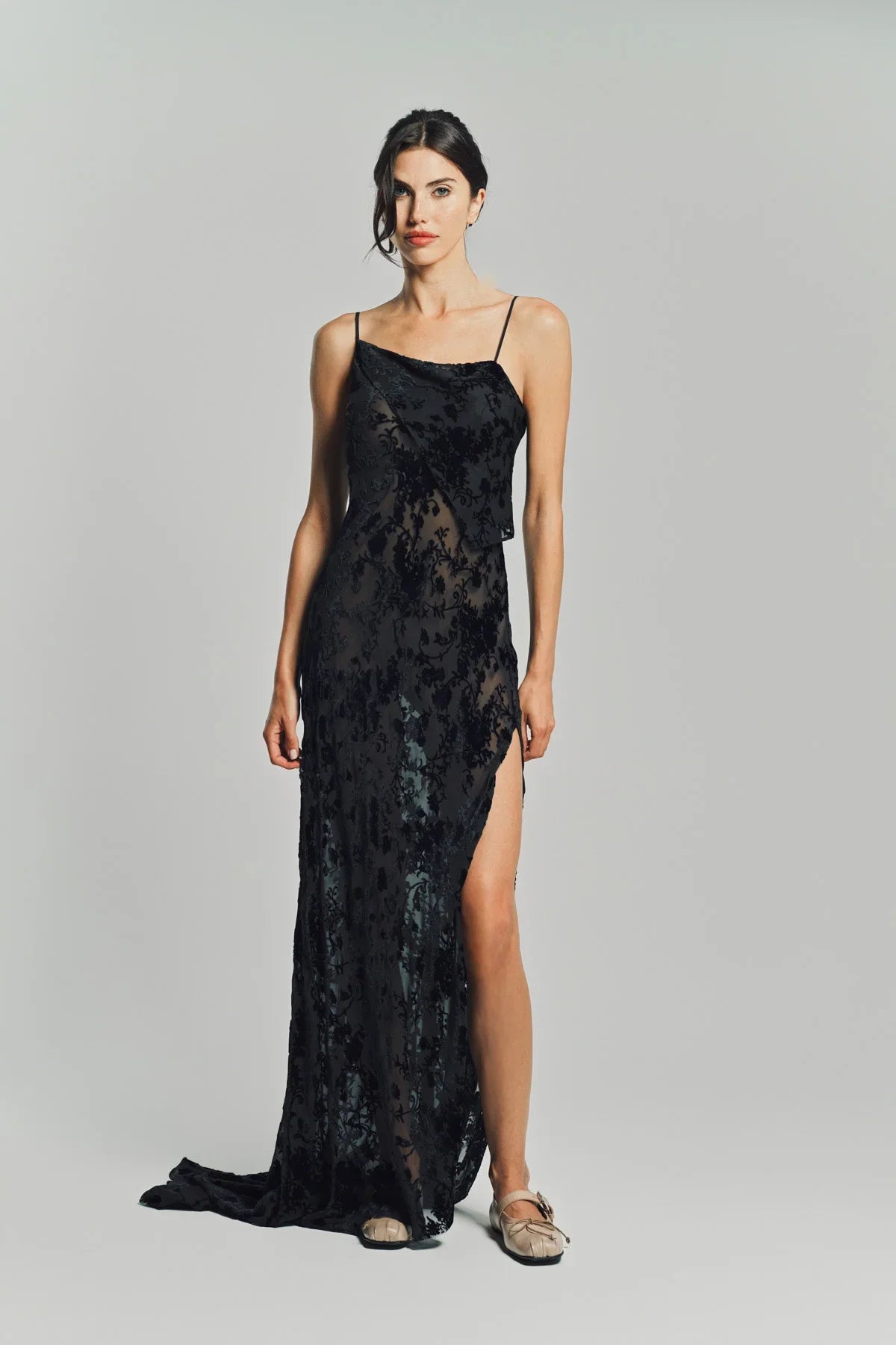 ANN DEMEULEMEESTER | AARICIA LONG BIAS SLIP DRESS