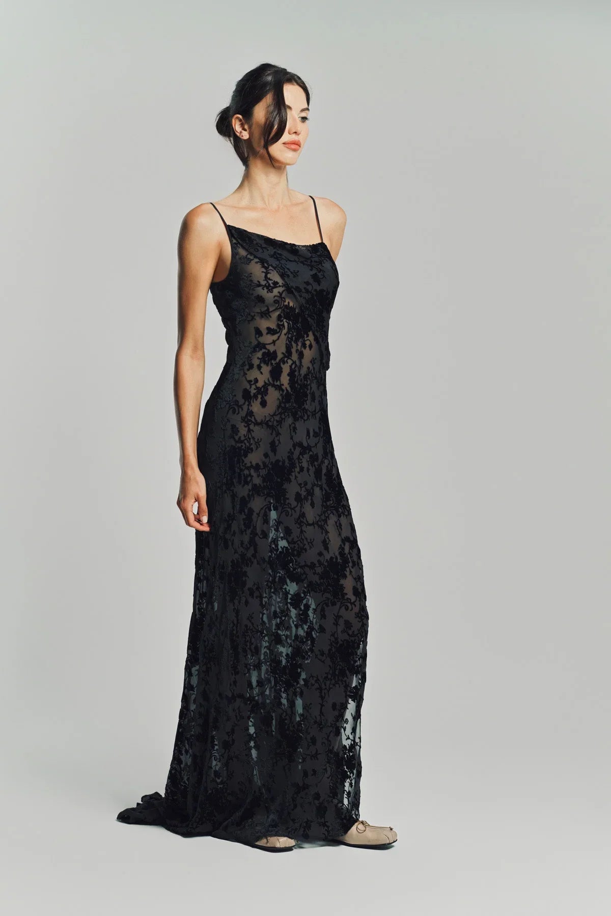 ANN DEMEULEMEESTER | AARICIA LONG BIAS SLIP DRESS