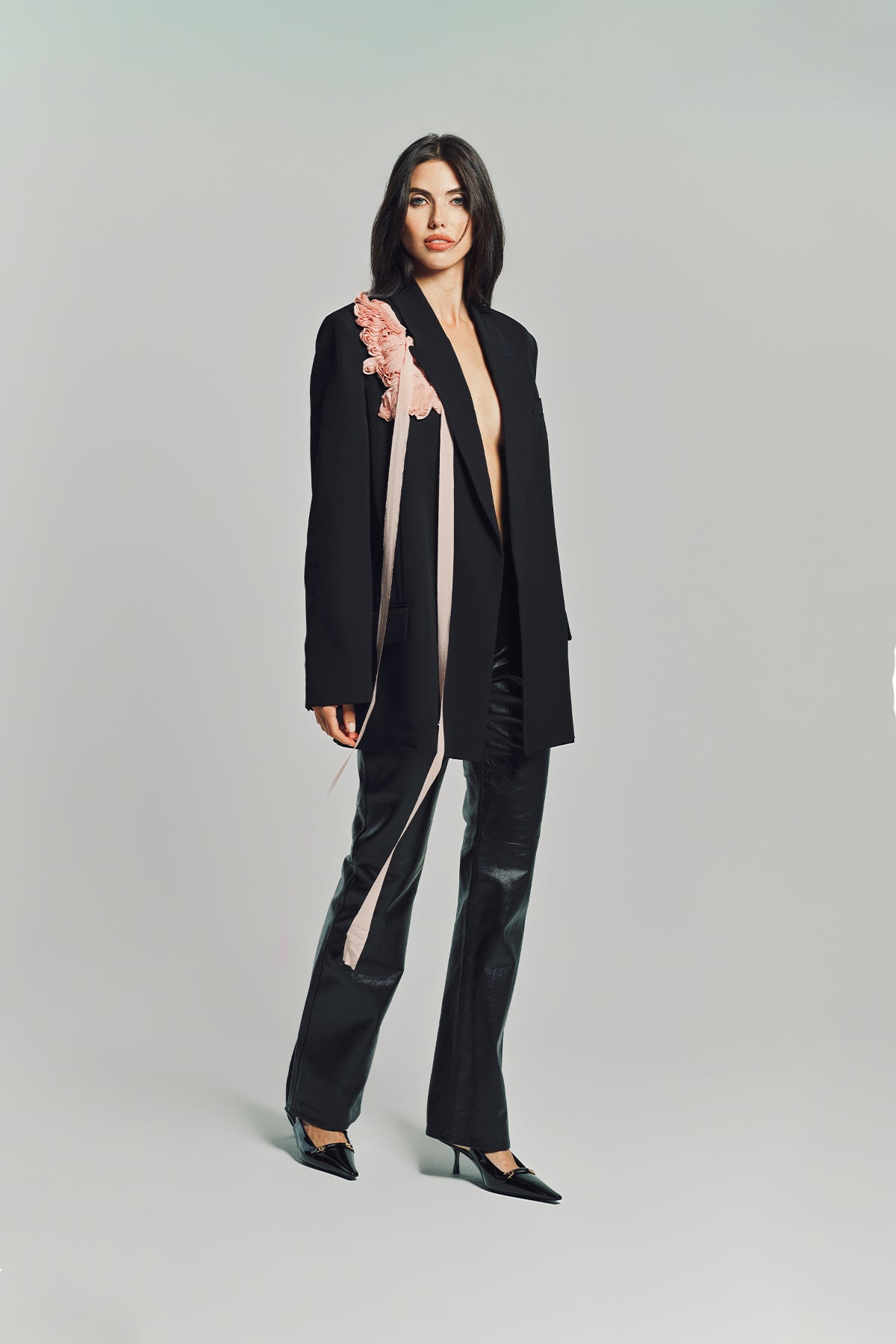 ERDEM | DOUBLE BREASTED BELTED BLAZER