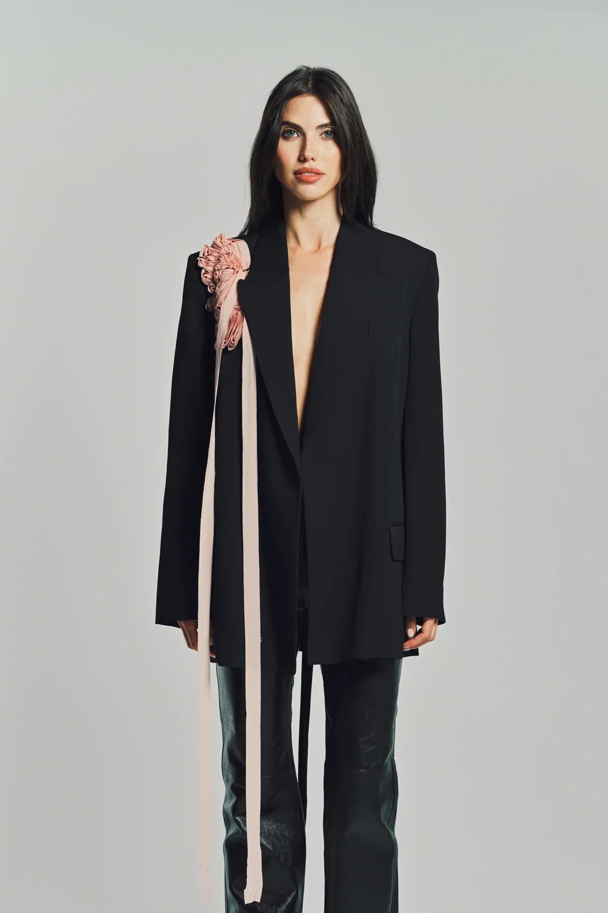 ERDEM | DOUBLE BREASTED BELTED BLAZER