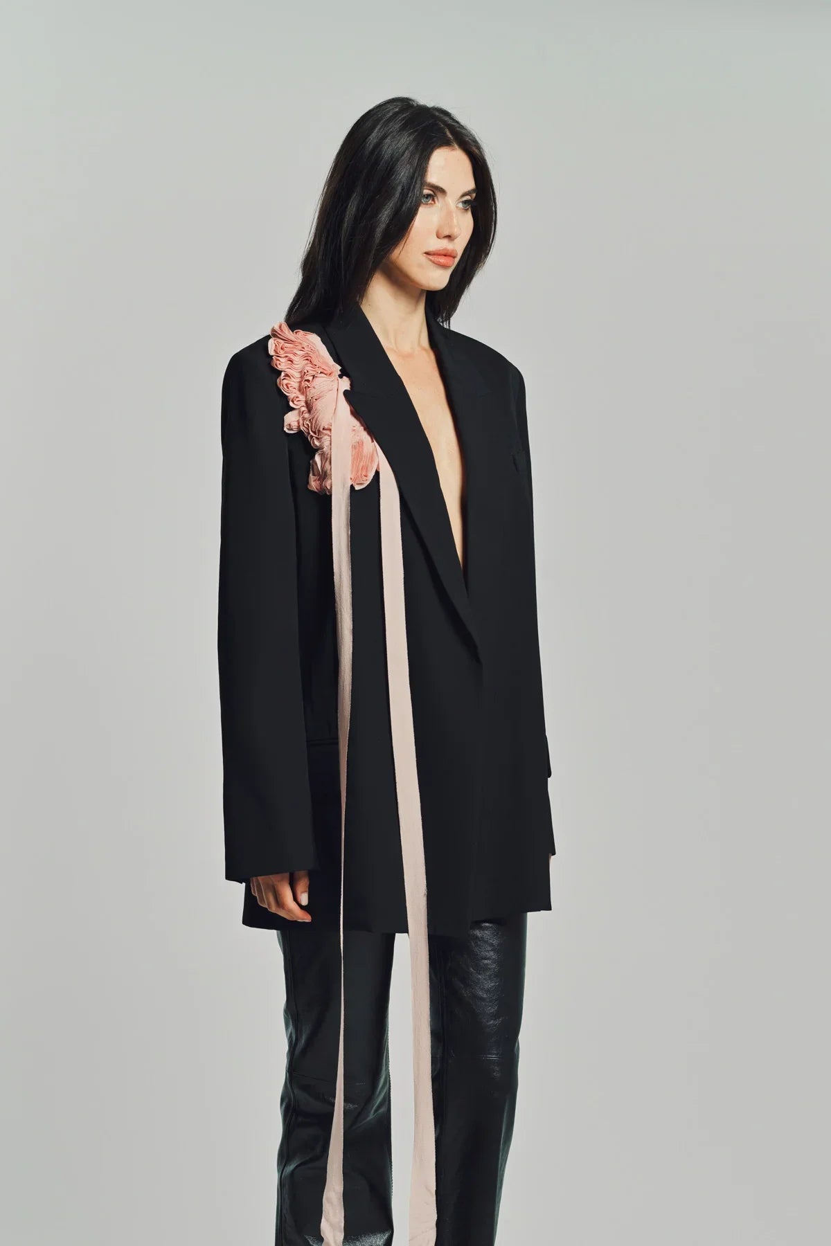 ERDEM | DOUBLE BREASTED BELTED BLAZER