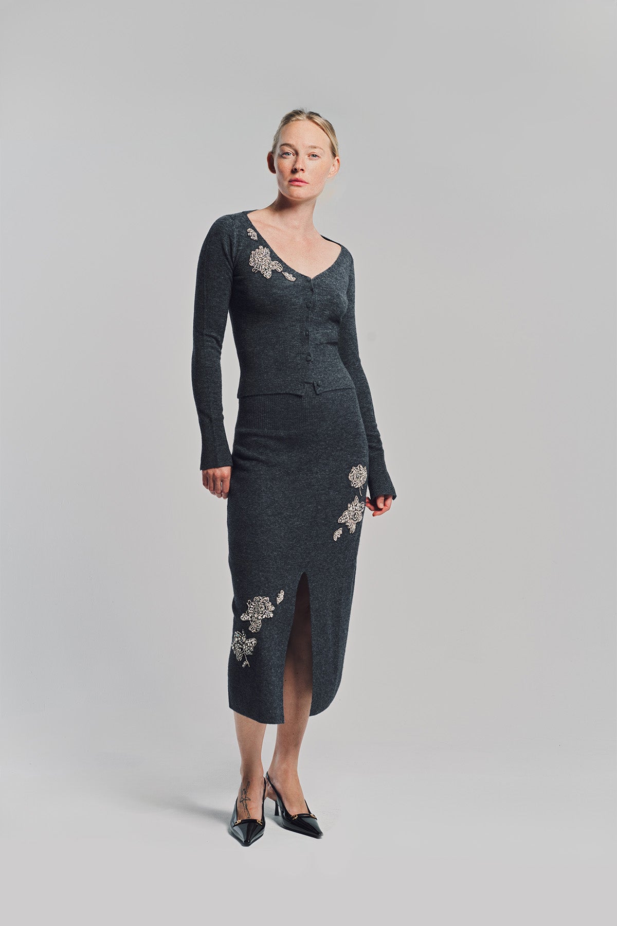 ERDEM | PENCIL MIDI SKIRT