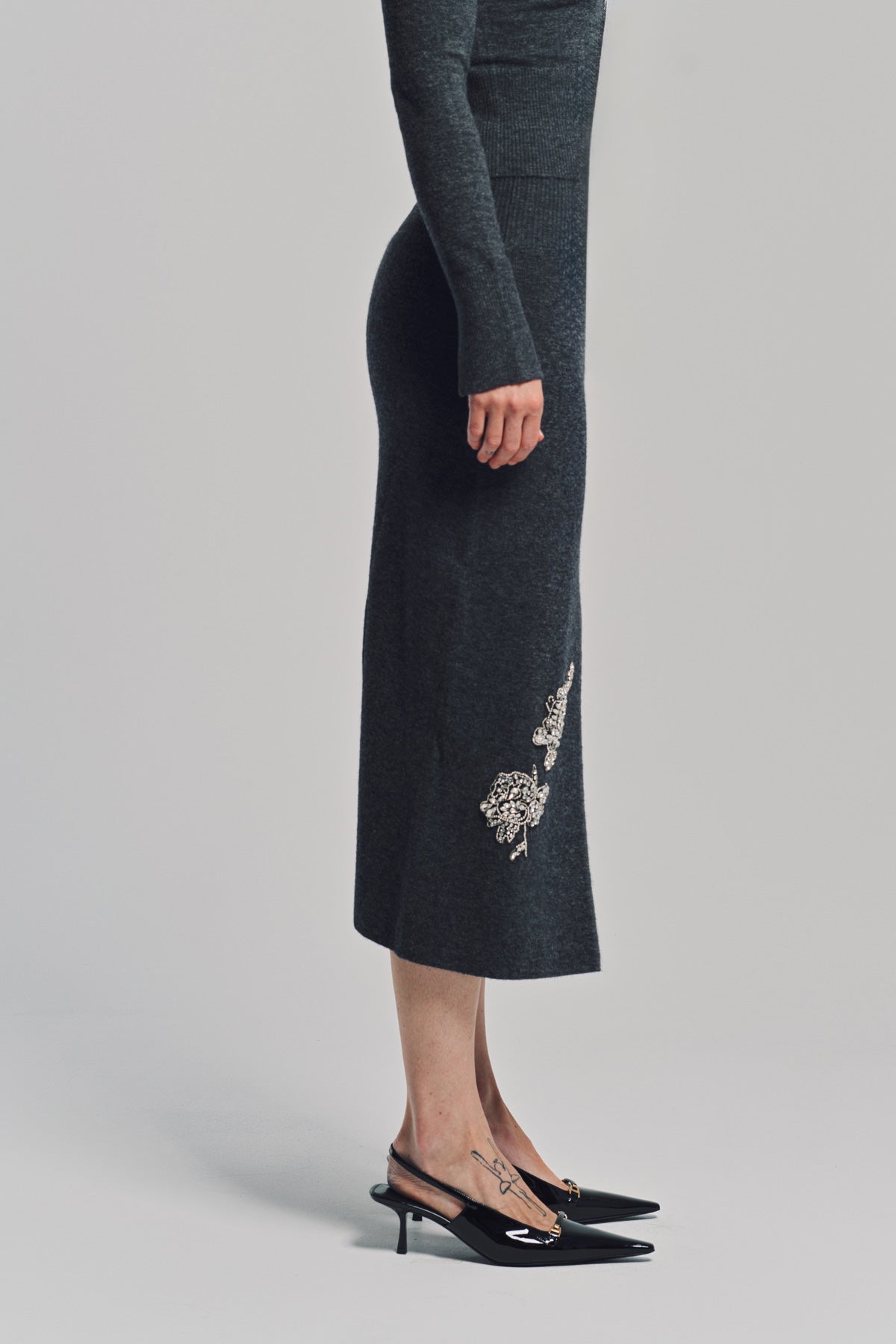 ERDEM | PENCIL MIDI SKIRT