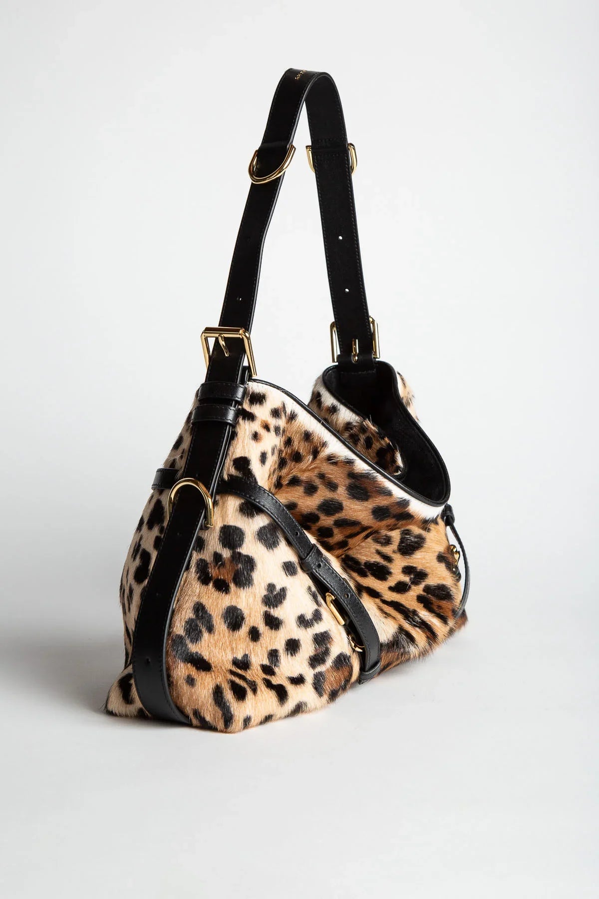GIVENCHY | MEDIUM VOYOU BAG IN LEOPARD