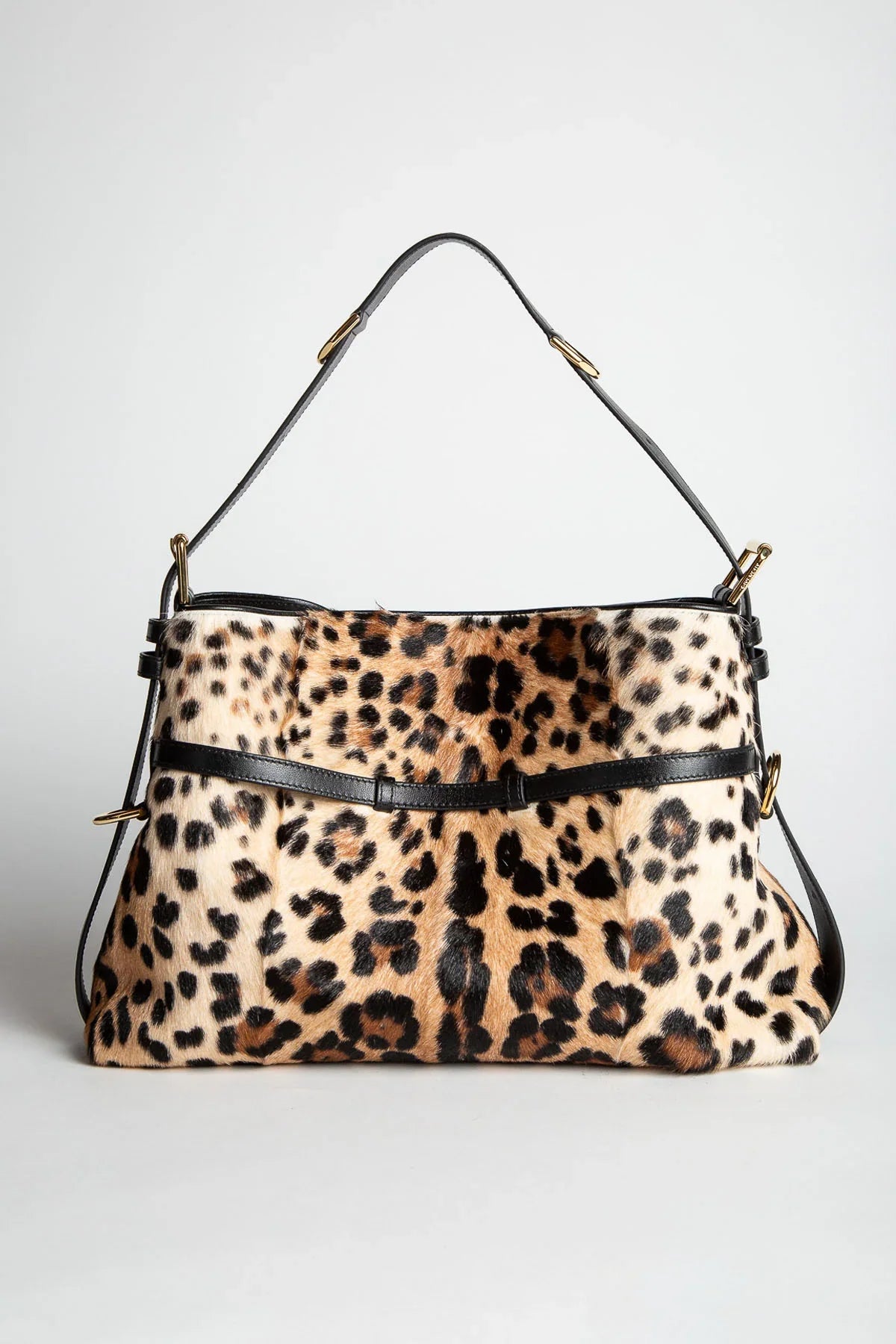 GIVENCHY | MEDIUM VOYOU BAG IN LEOPARD