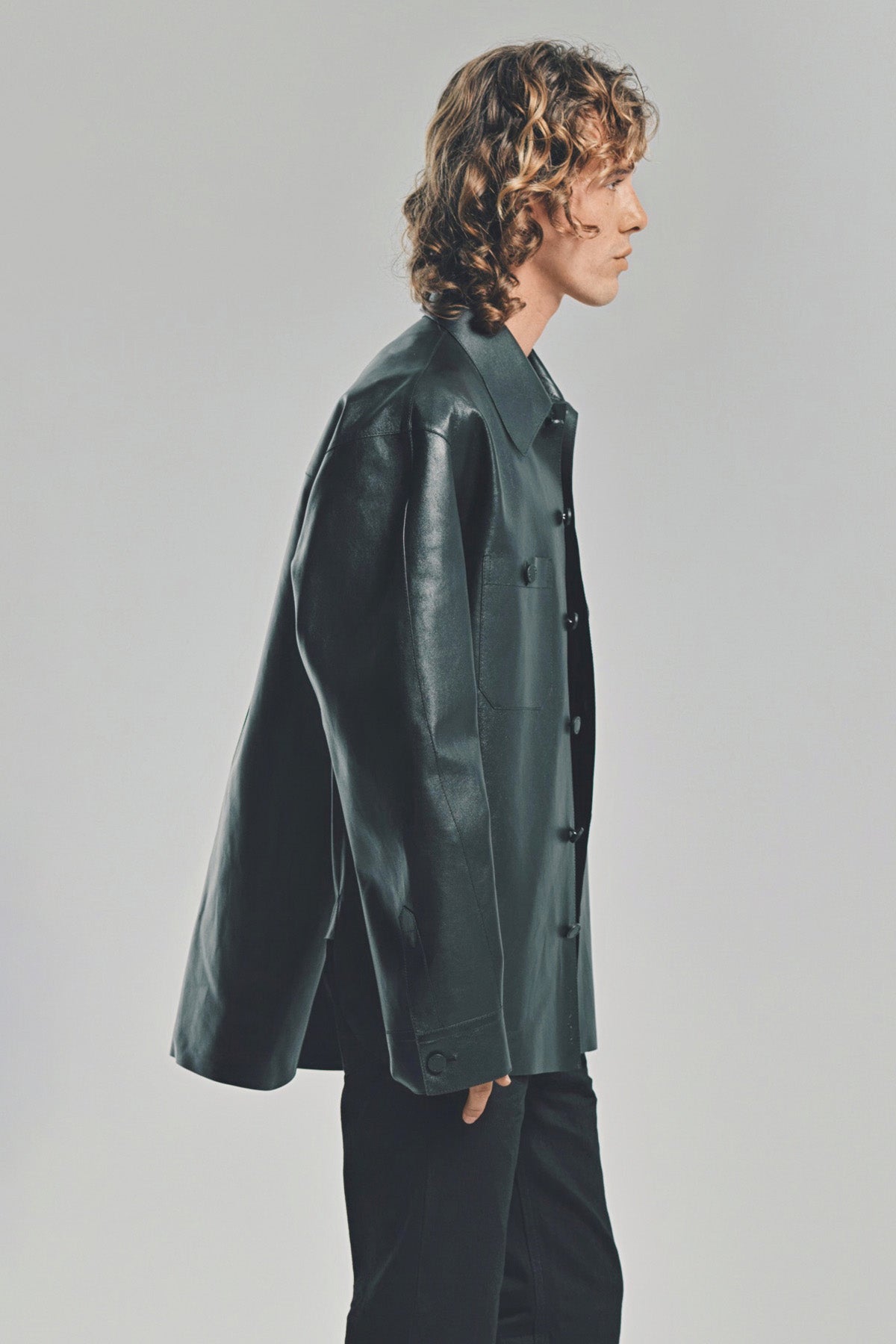 GIVENCHY | LEATHER OVERSHIRT