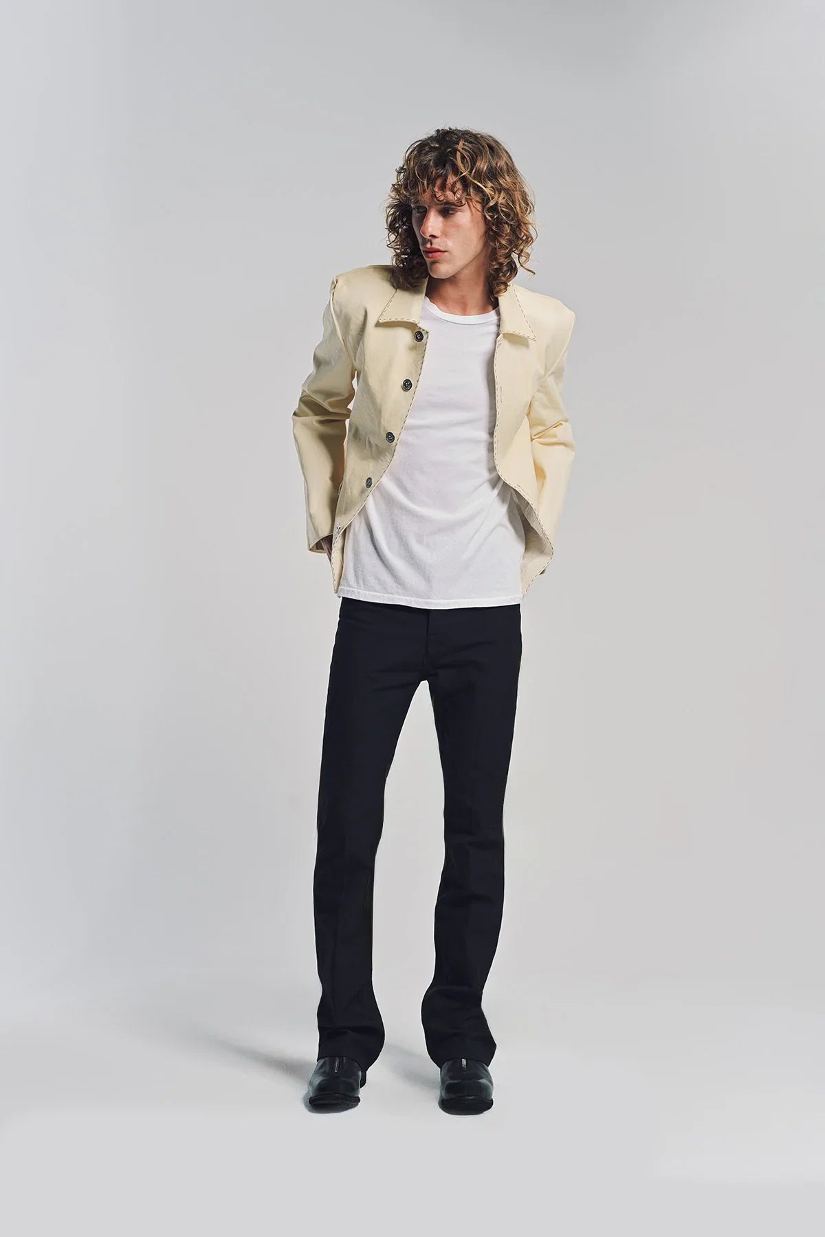 K'ANG | CROPPED LEATHER JACKET