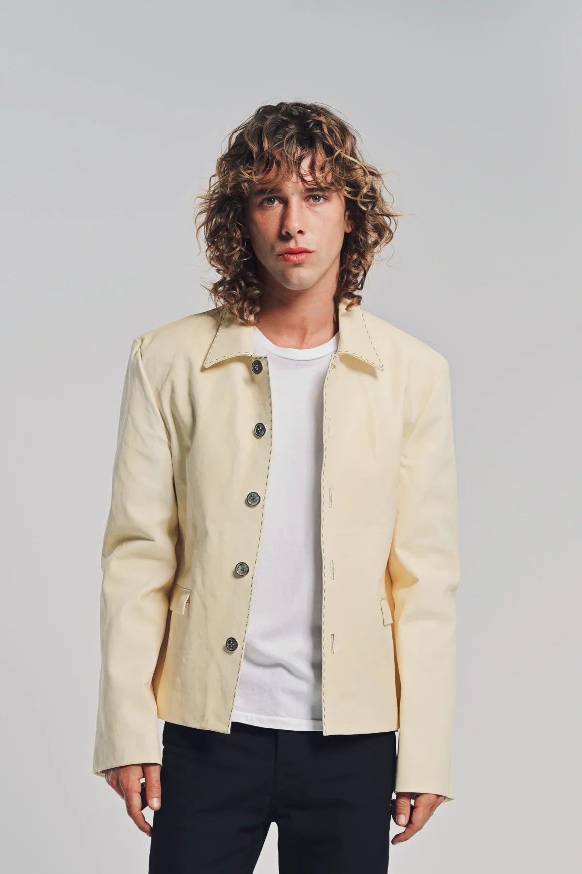 K'ANG | CROPPED LEATHER JACKET