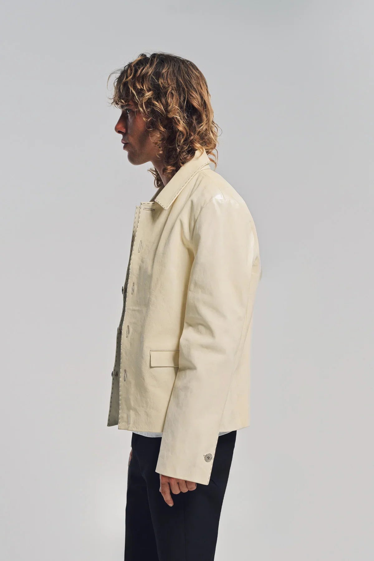 K'ANG | CROPPED LEATHER JACKET