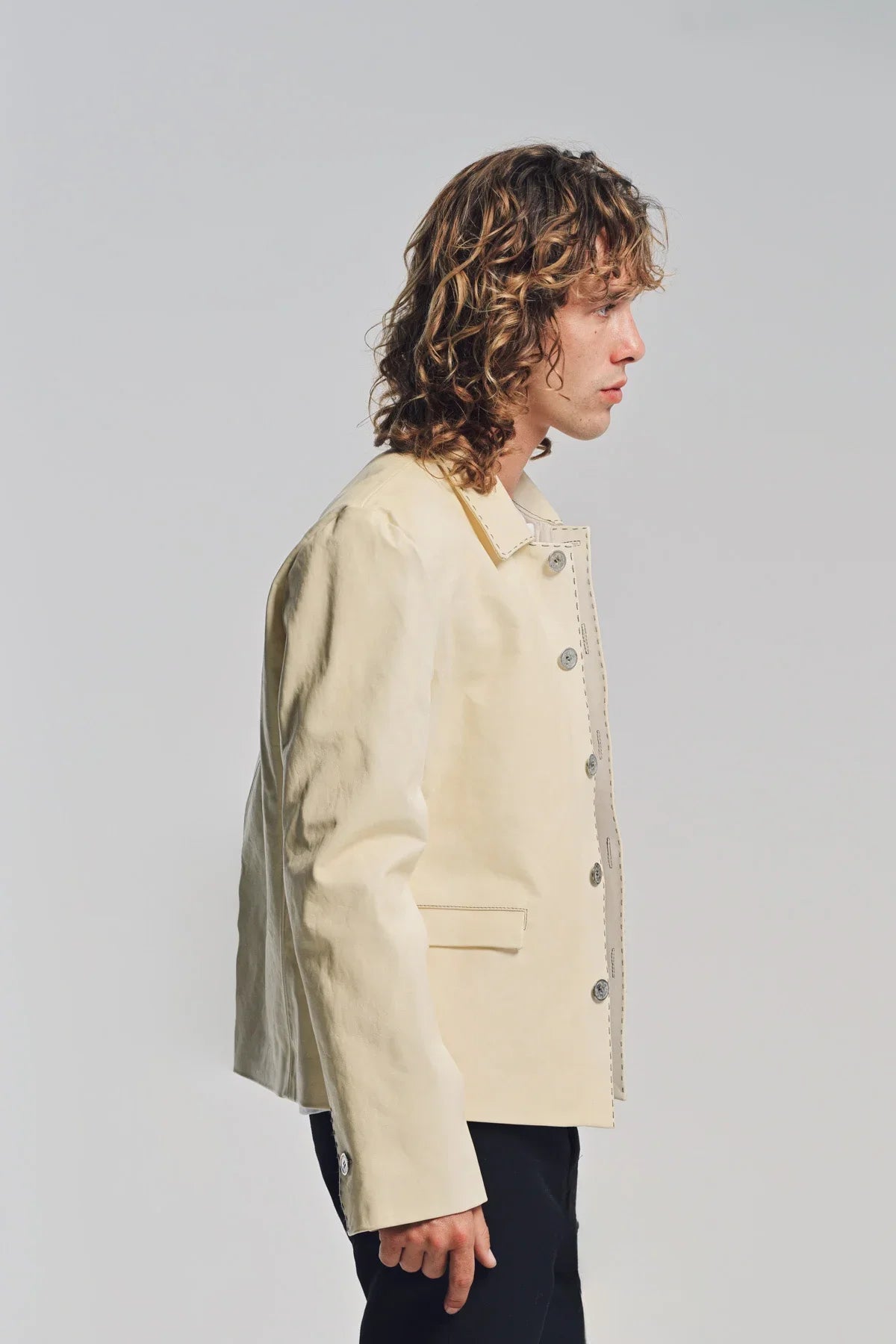 K'ANG | CROPPED LEATHER JACKET